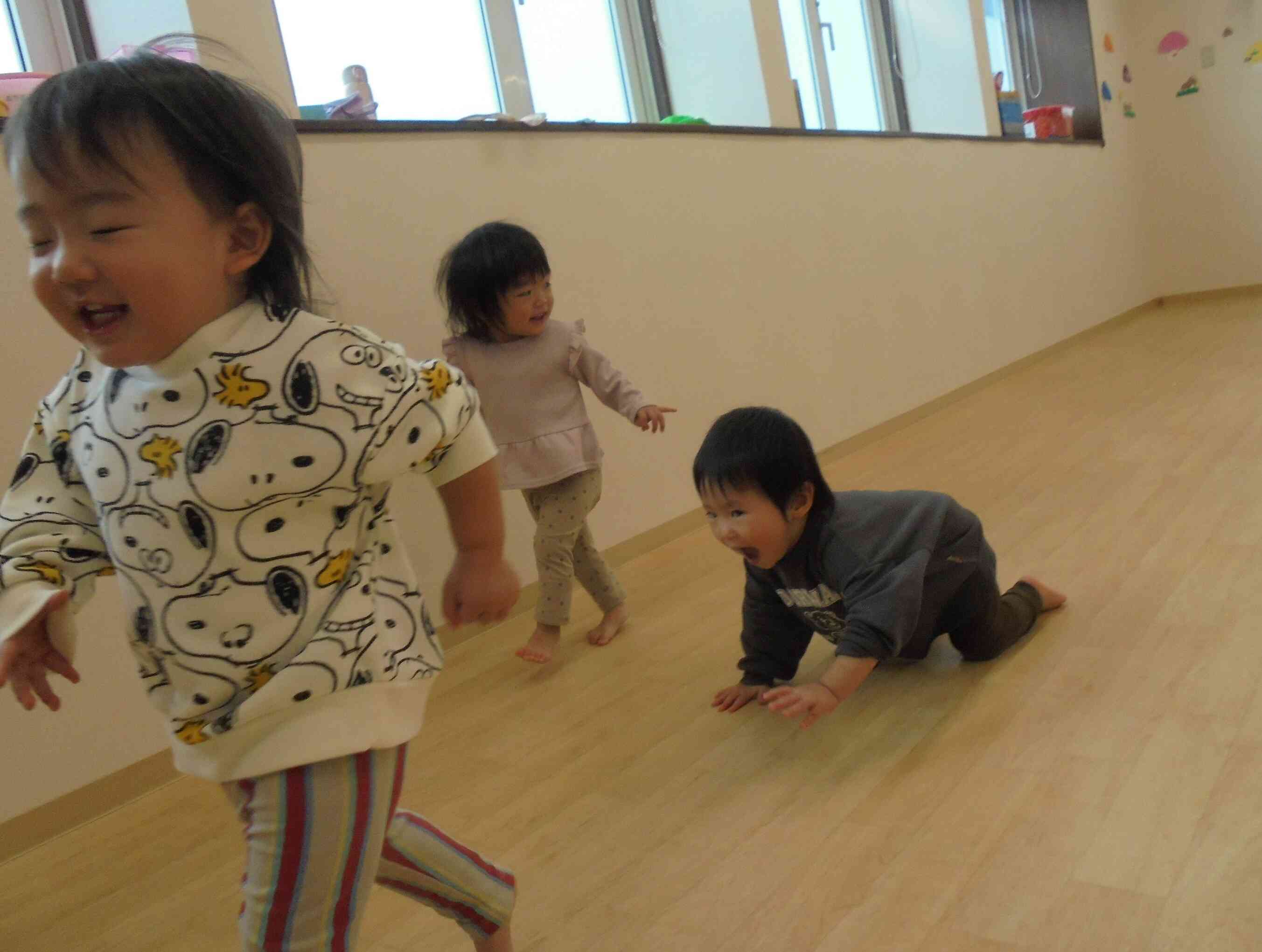 全身でリズムを感じているよ！