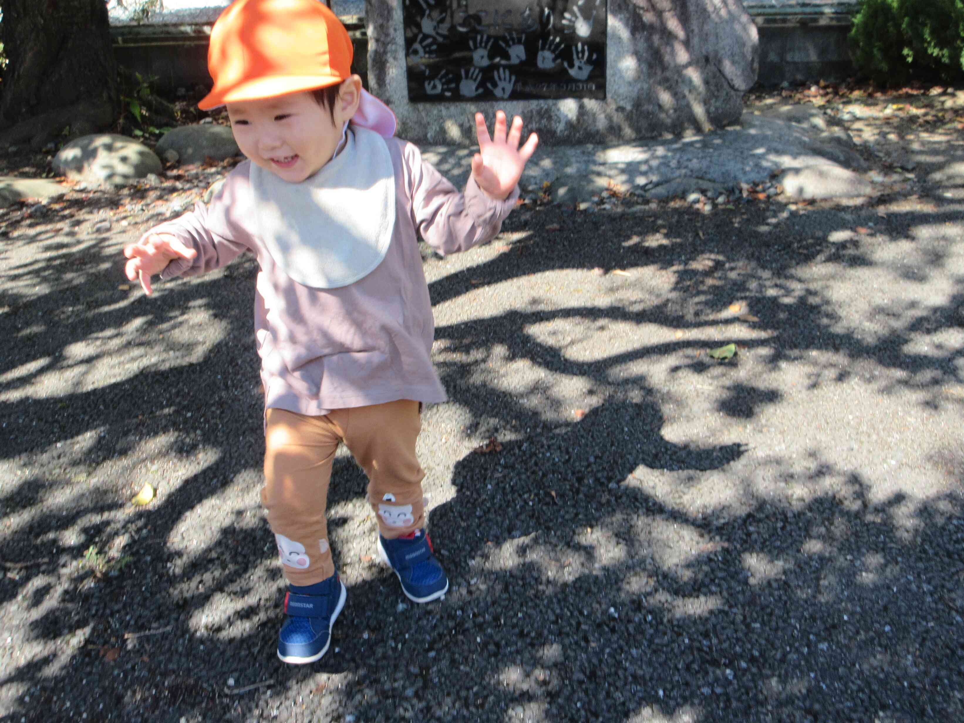 外でおもいっきり遊ぶよ！