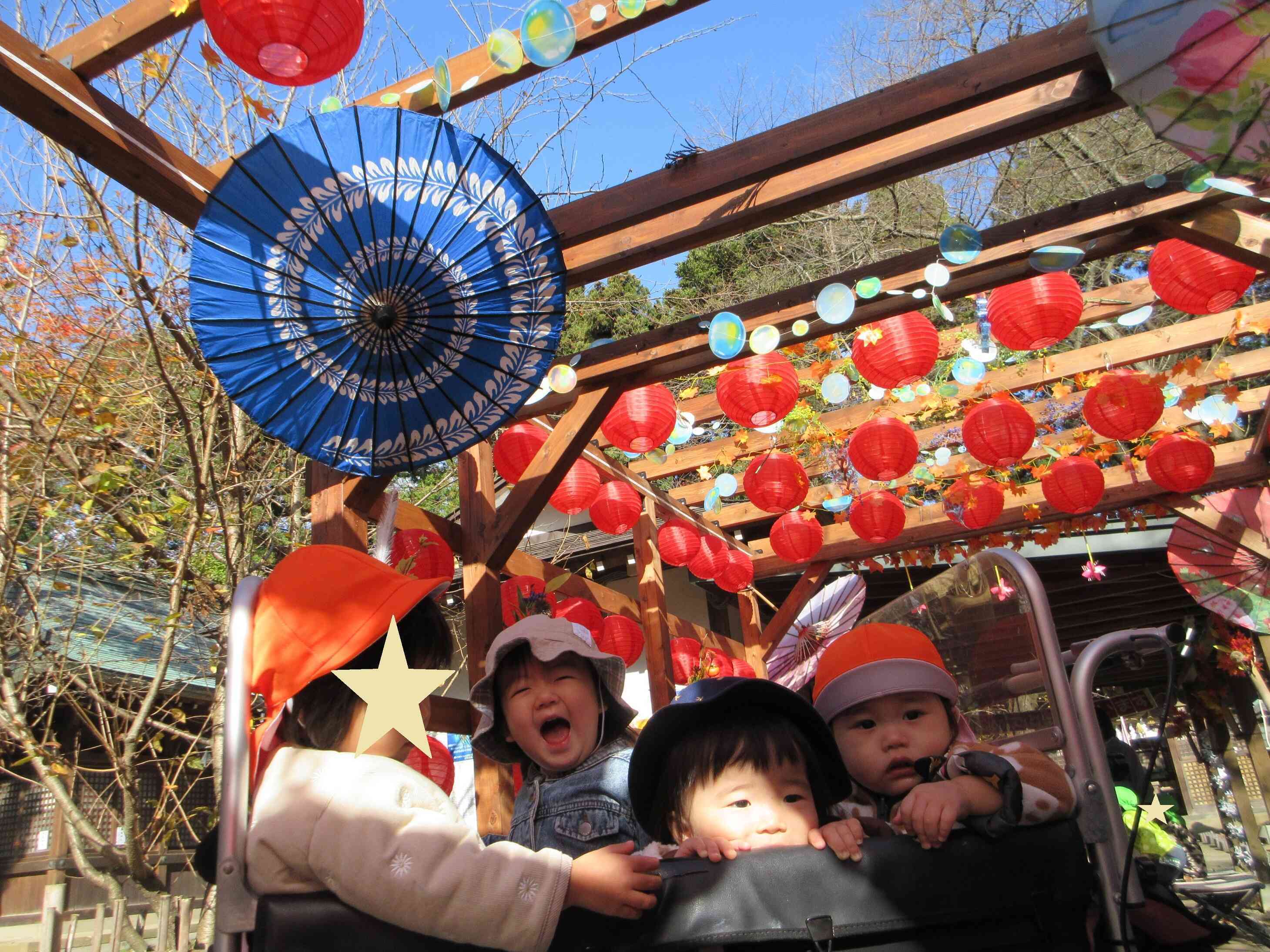 提灯がいっぱいだね！