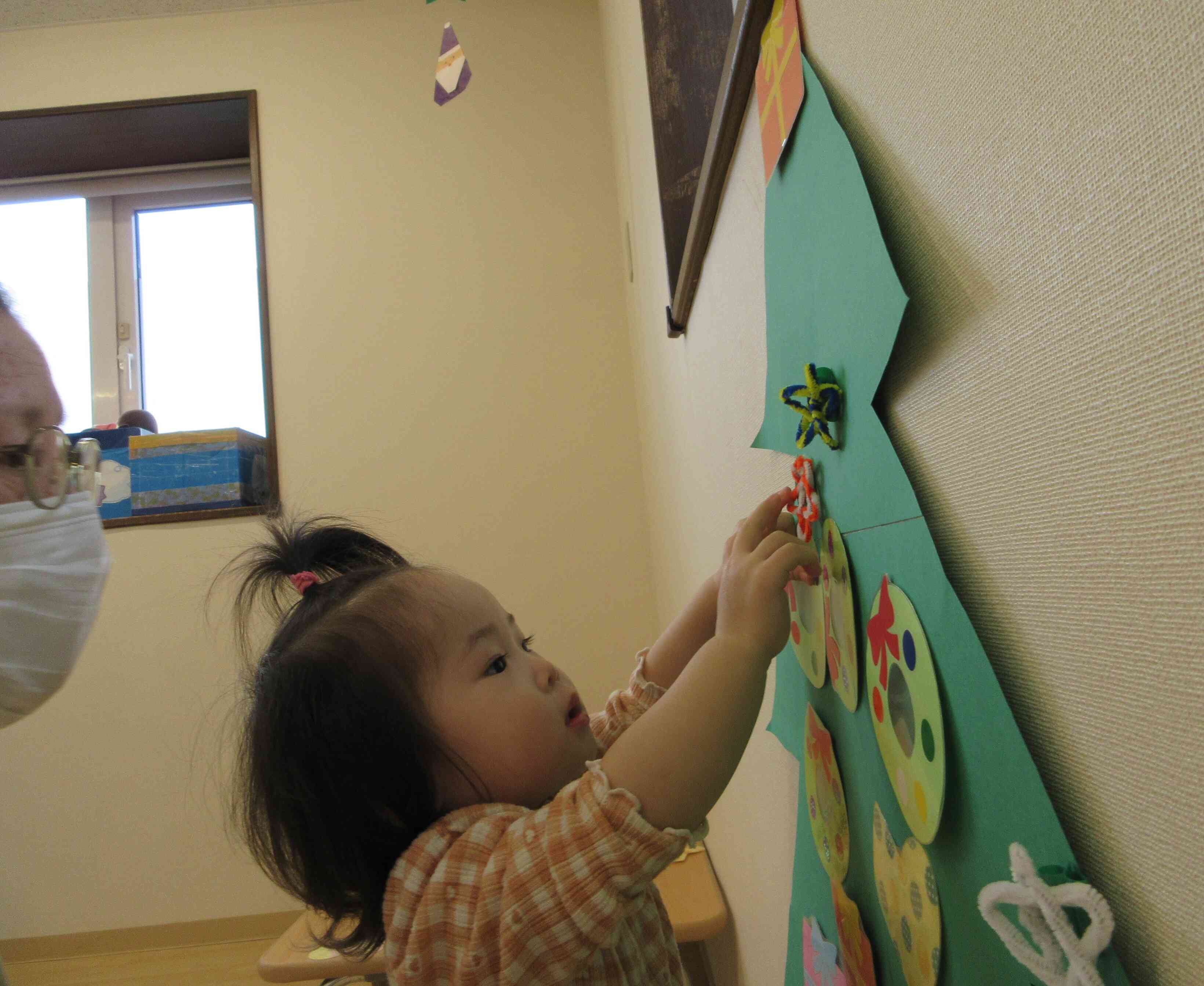 上手に貼れたよ！