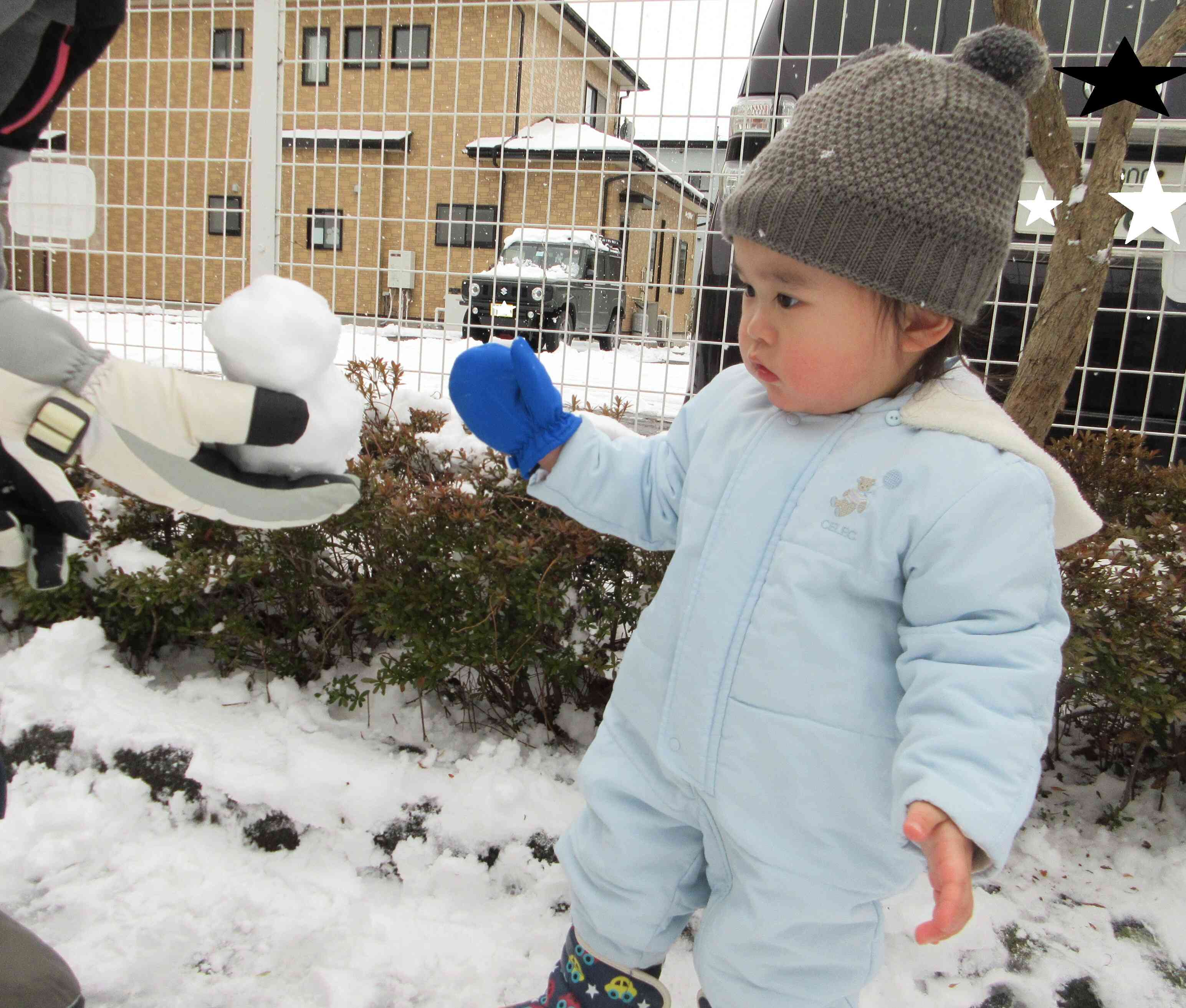 雪だるまさん こんにちは！