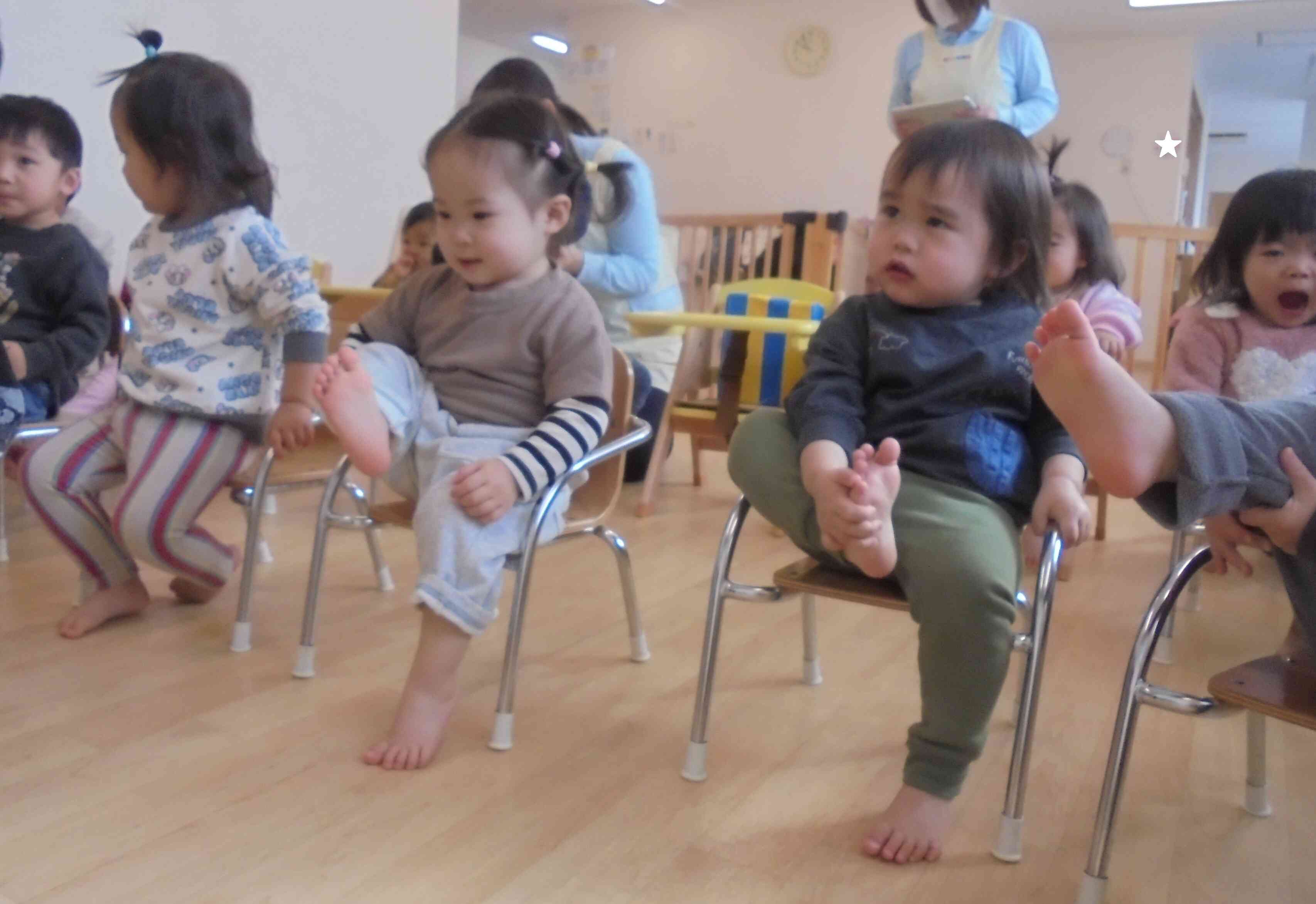 ペンギンさんの真似っこ！