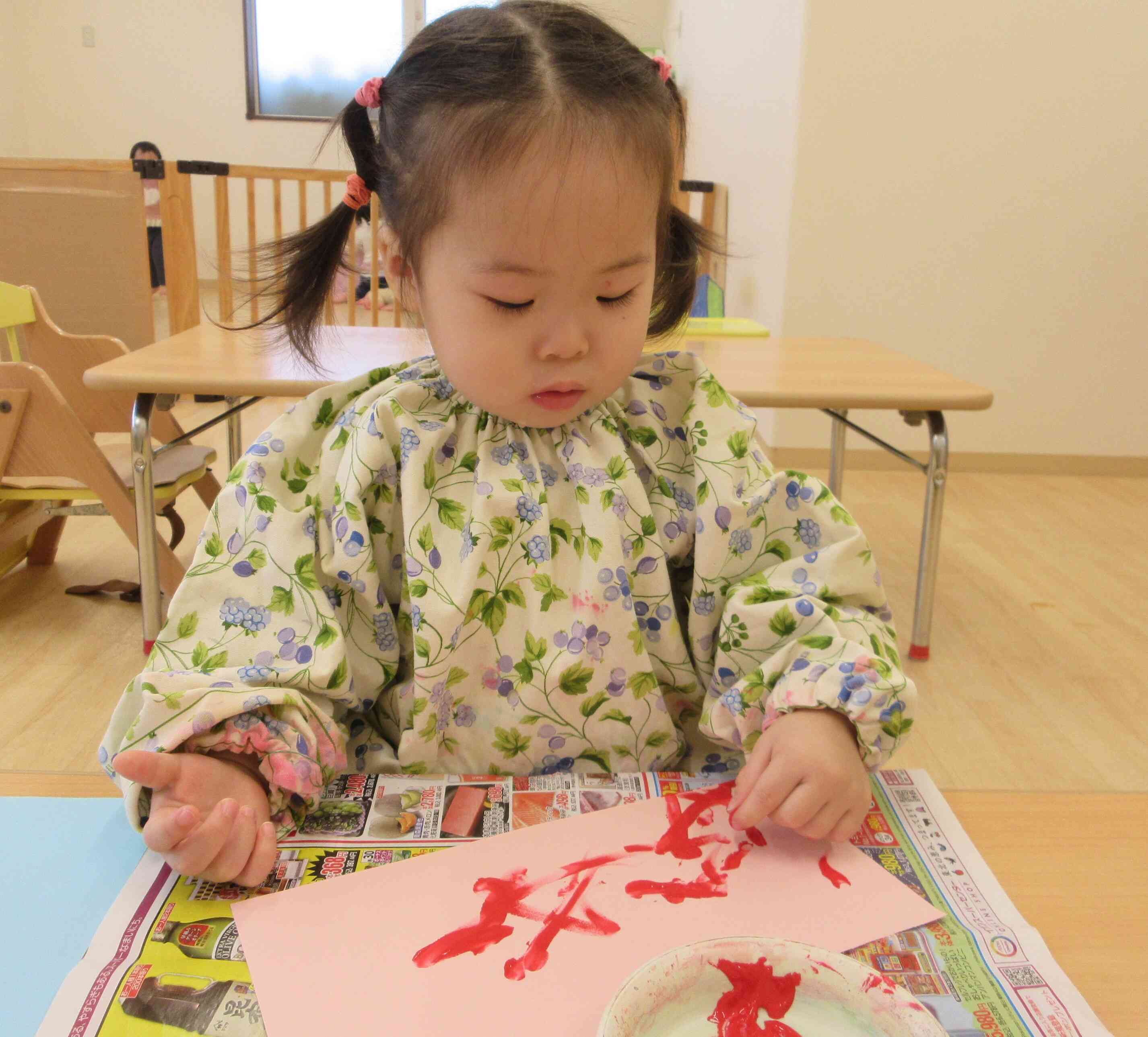 【ひよこ組】 素敵な模様になってきたよ。