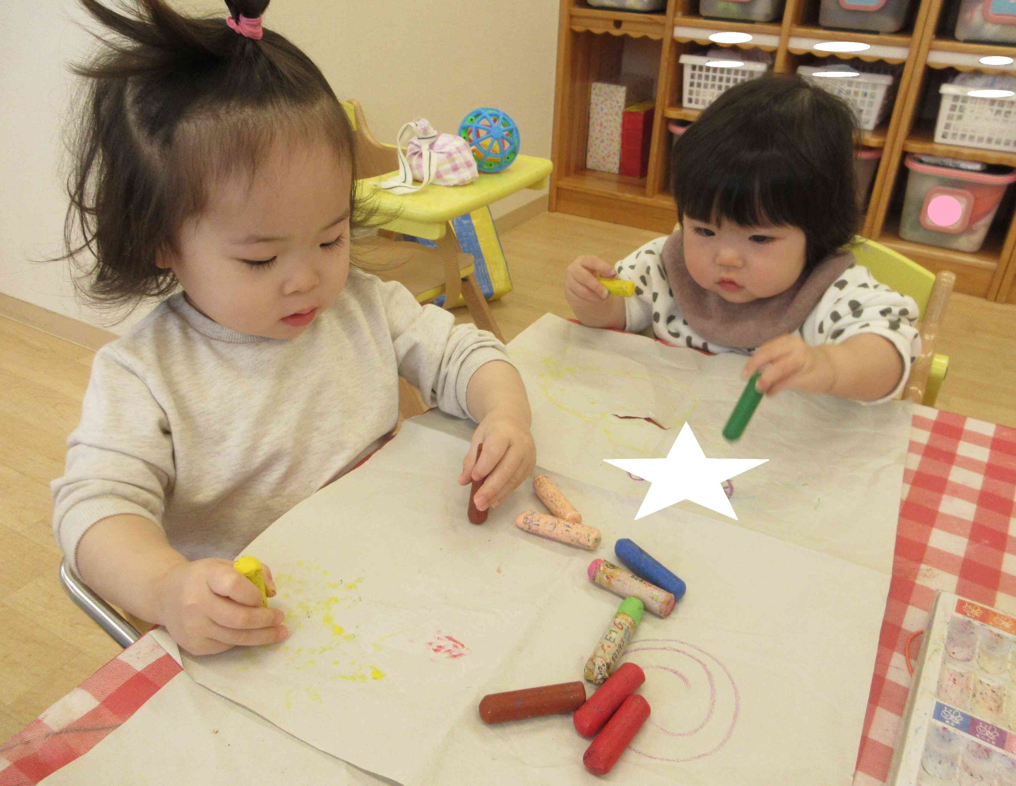 お絵かき（ひよこ組）