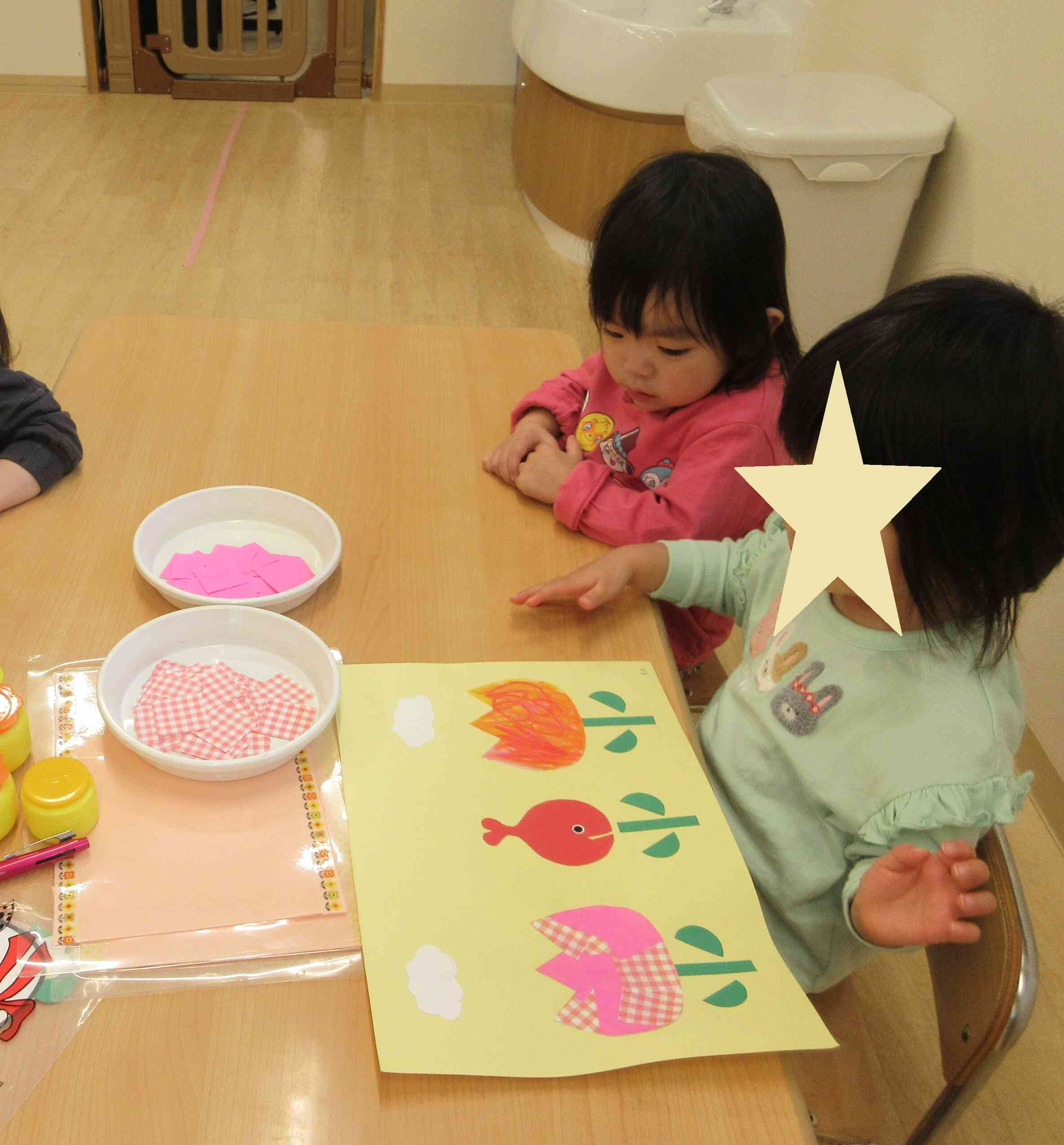 ちゅうりっぷが完成したよ！