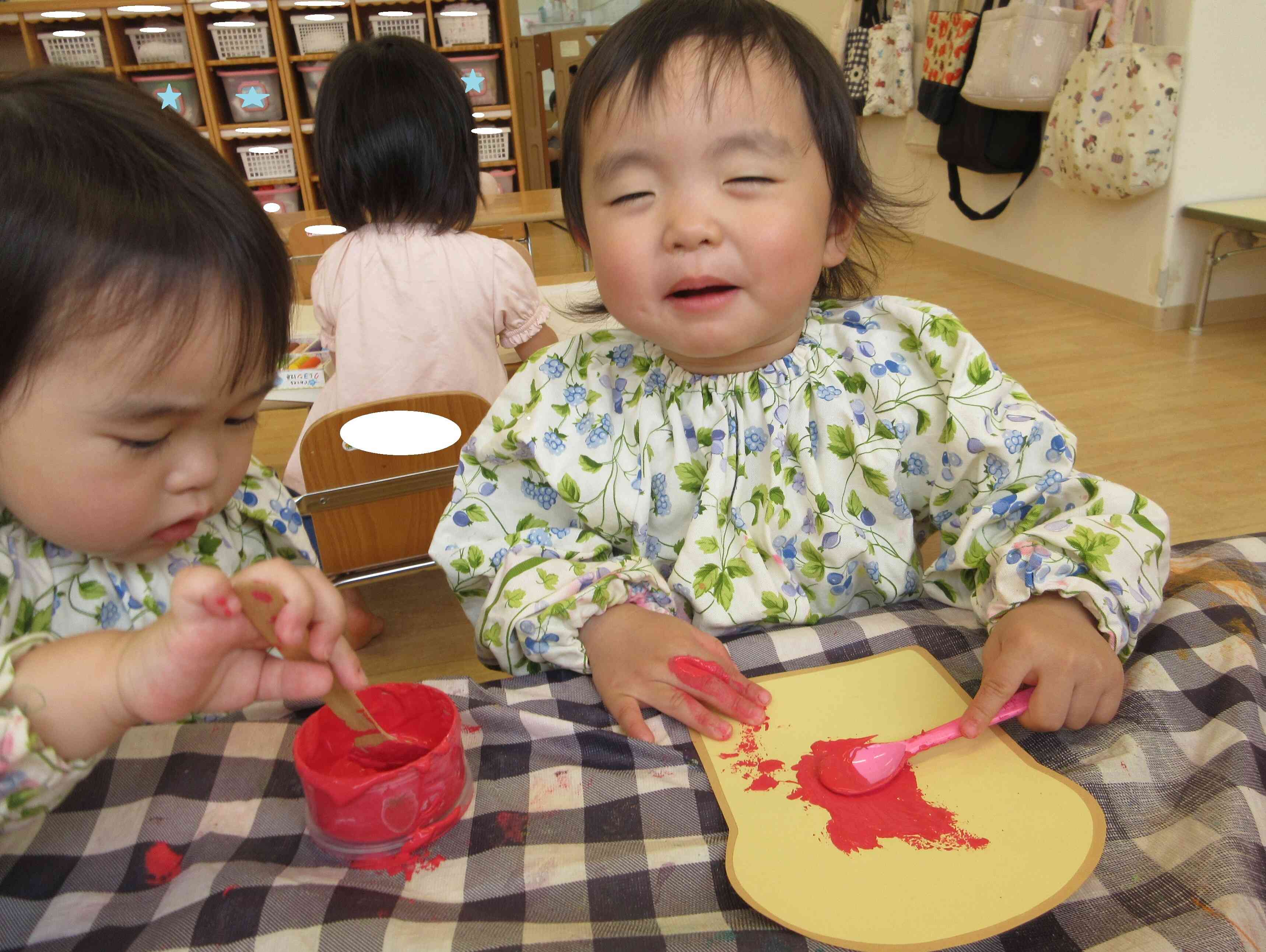 いちごジャム たっぷり塗るよ！