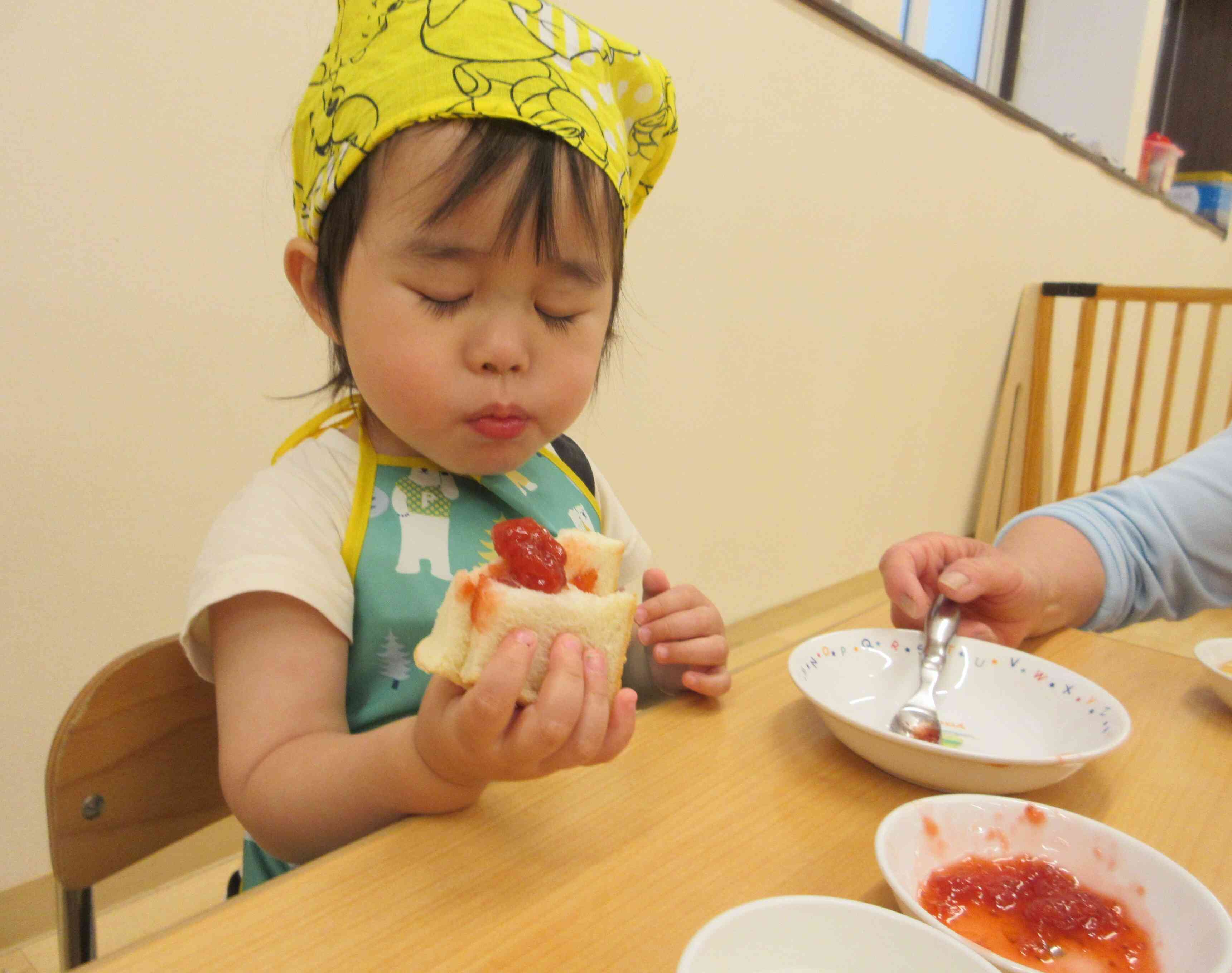上手にいちごジャムが出来たぞ！