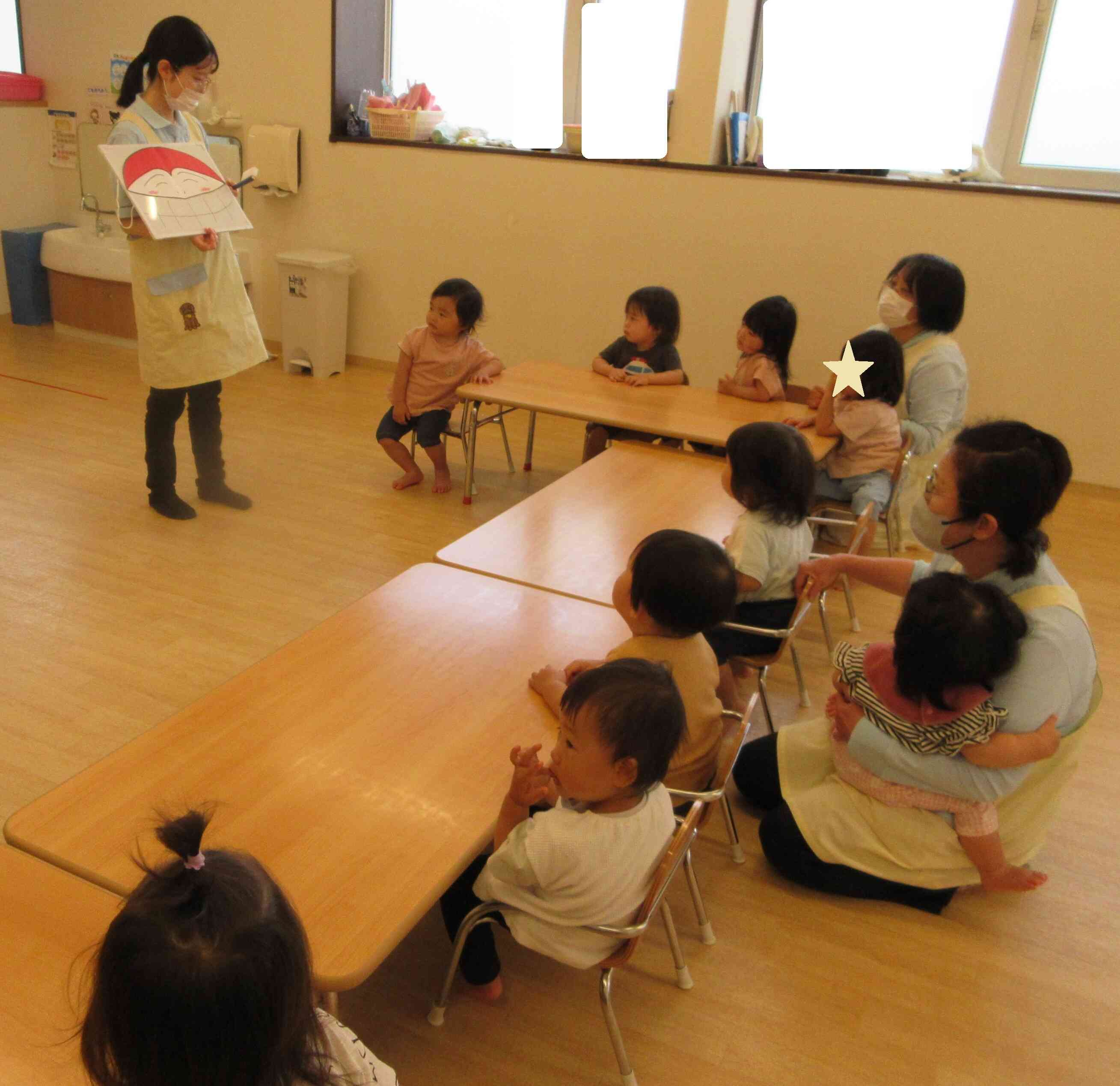 だるまさんの “歯