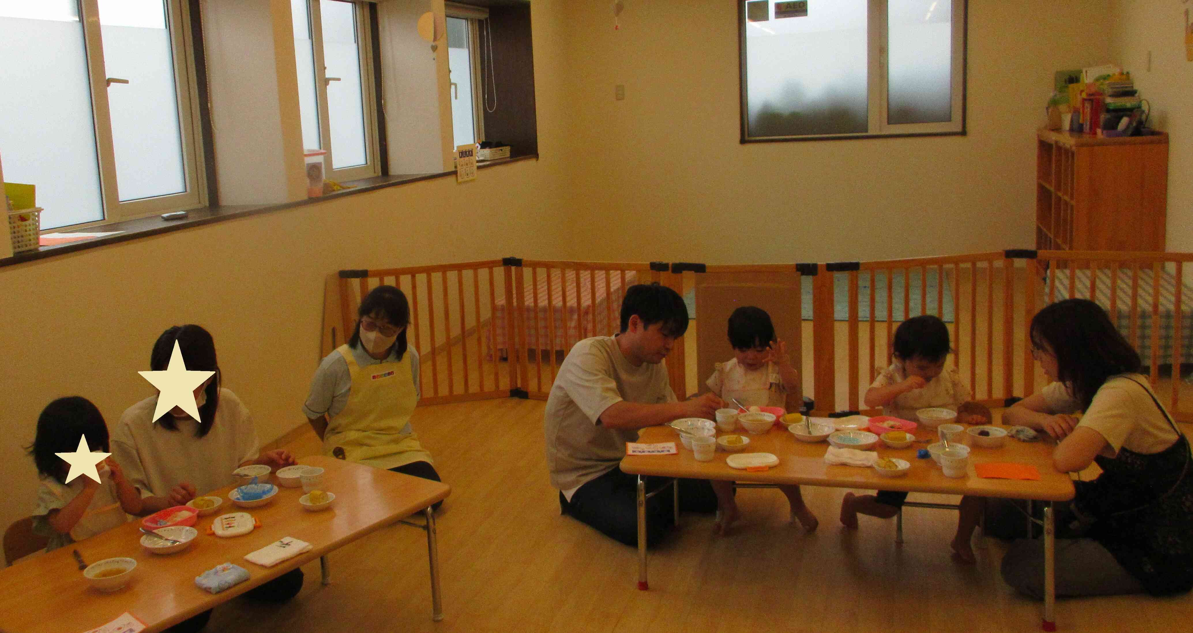 みんなで食べると美味しいね～！