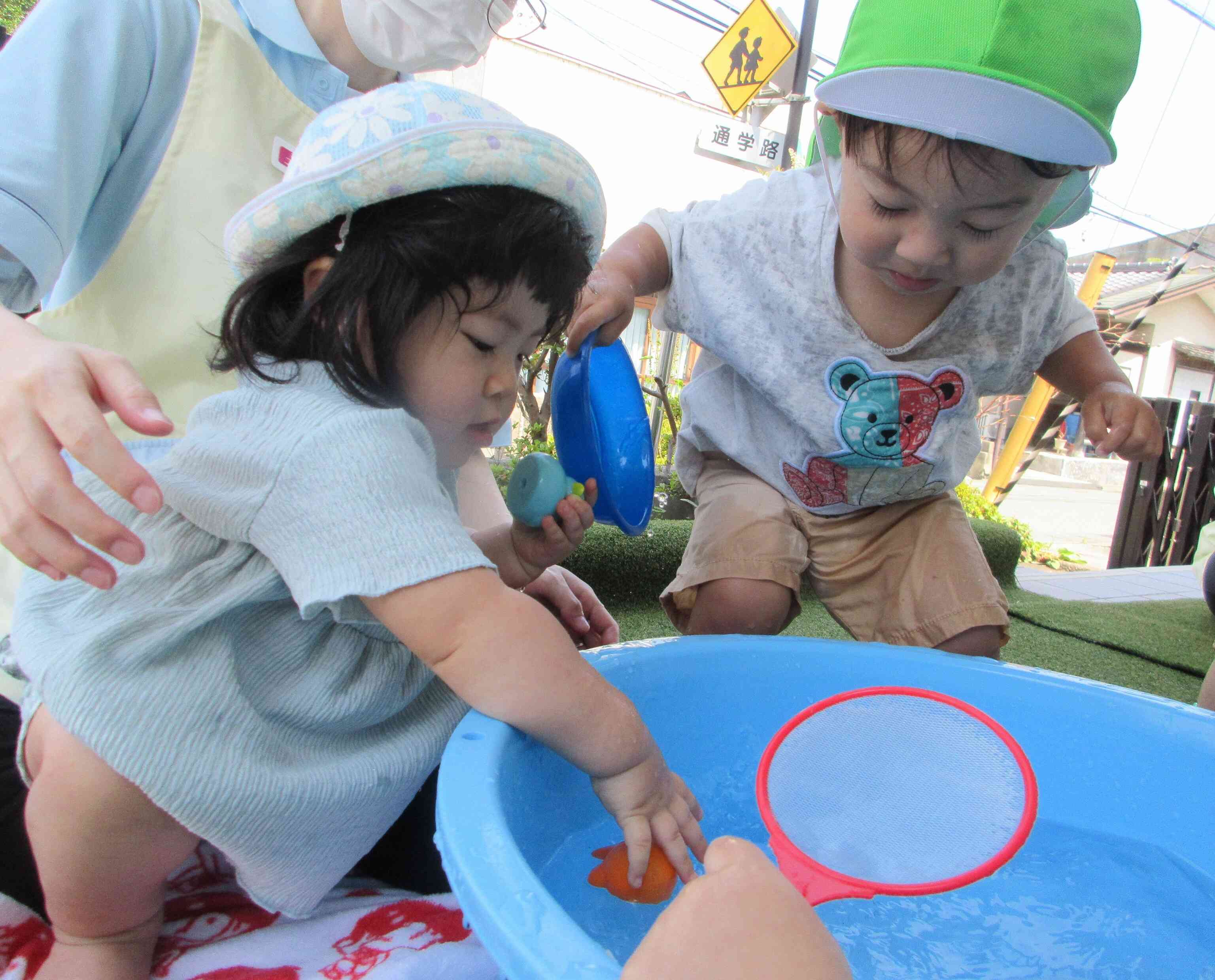 冷たくて気持ちがいいよ！