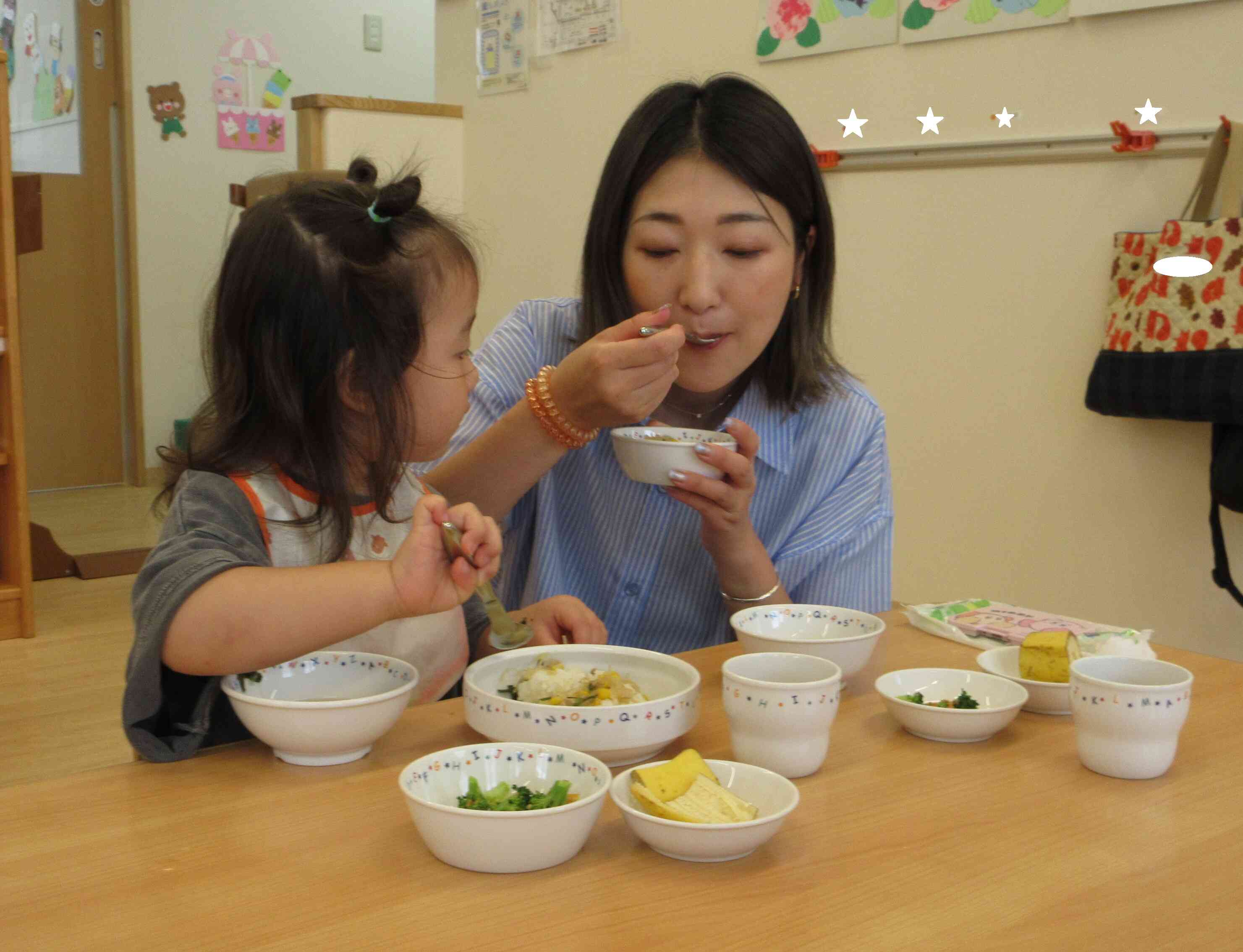 ママ～、美味しいでしょっ！