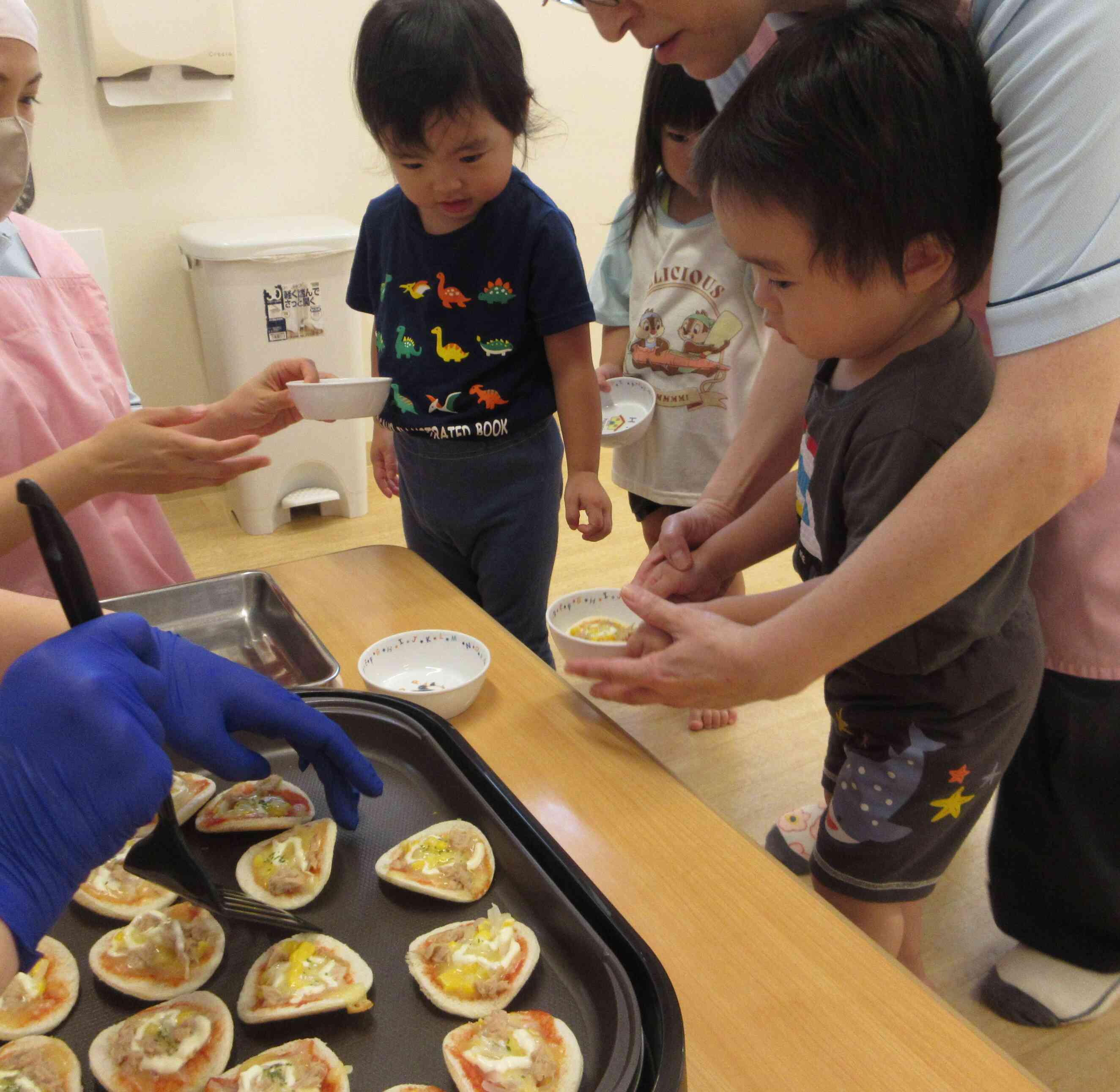 食育：ピザ屋さんごっこ②