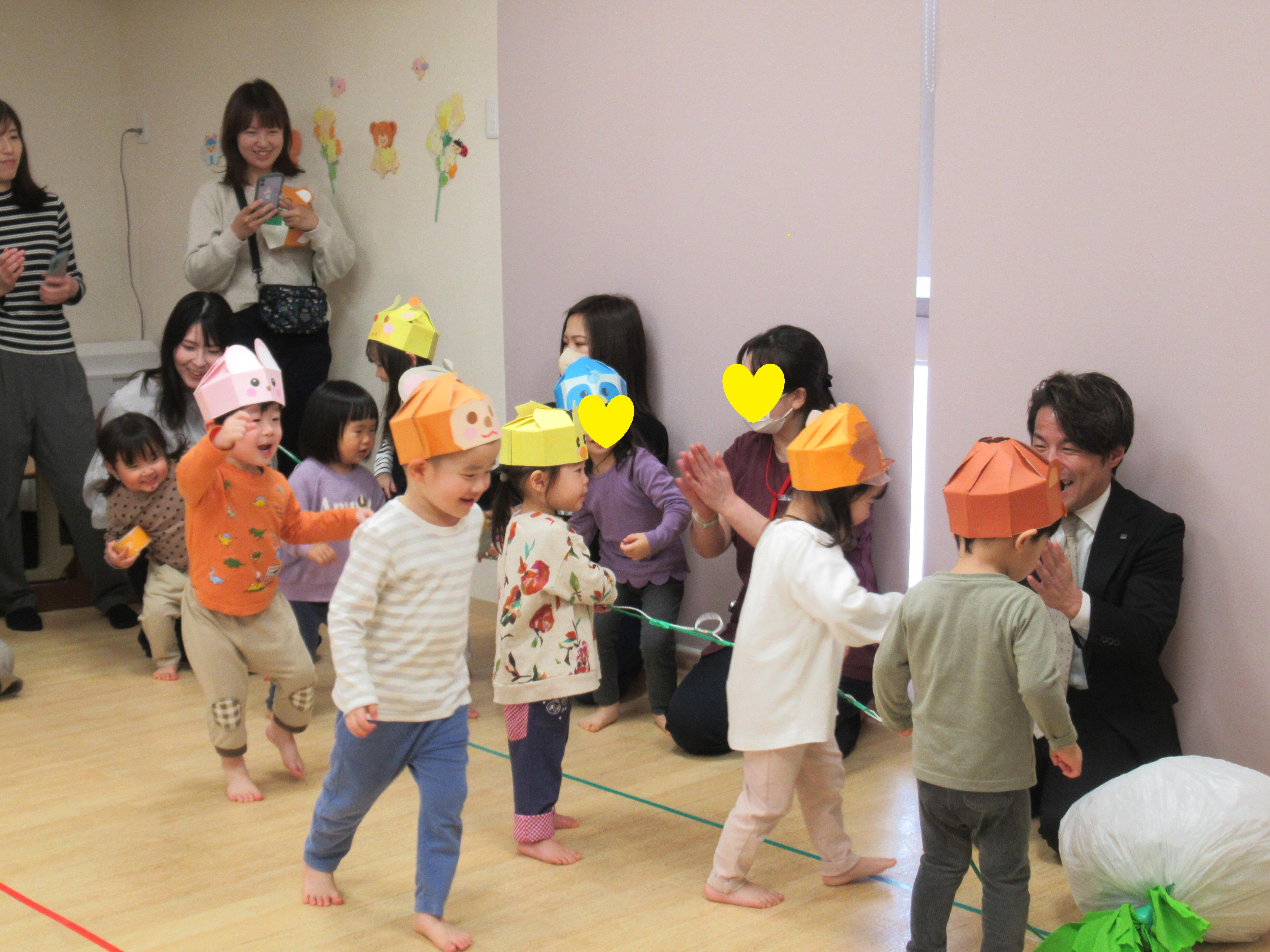みんなで力を合わせてやっと「かぶ」が抜けました！！