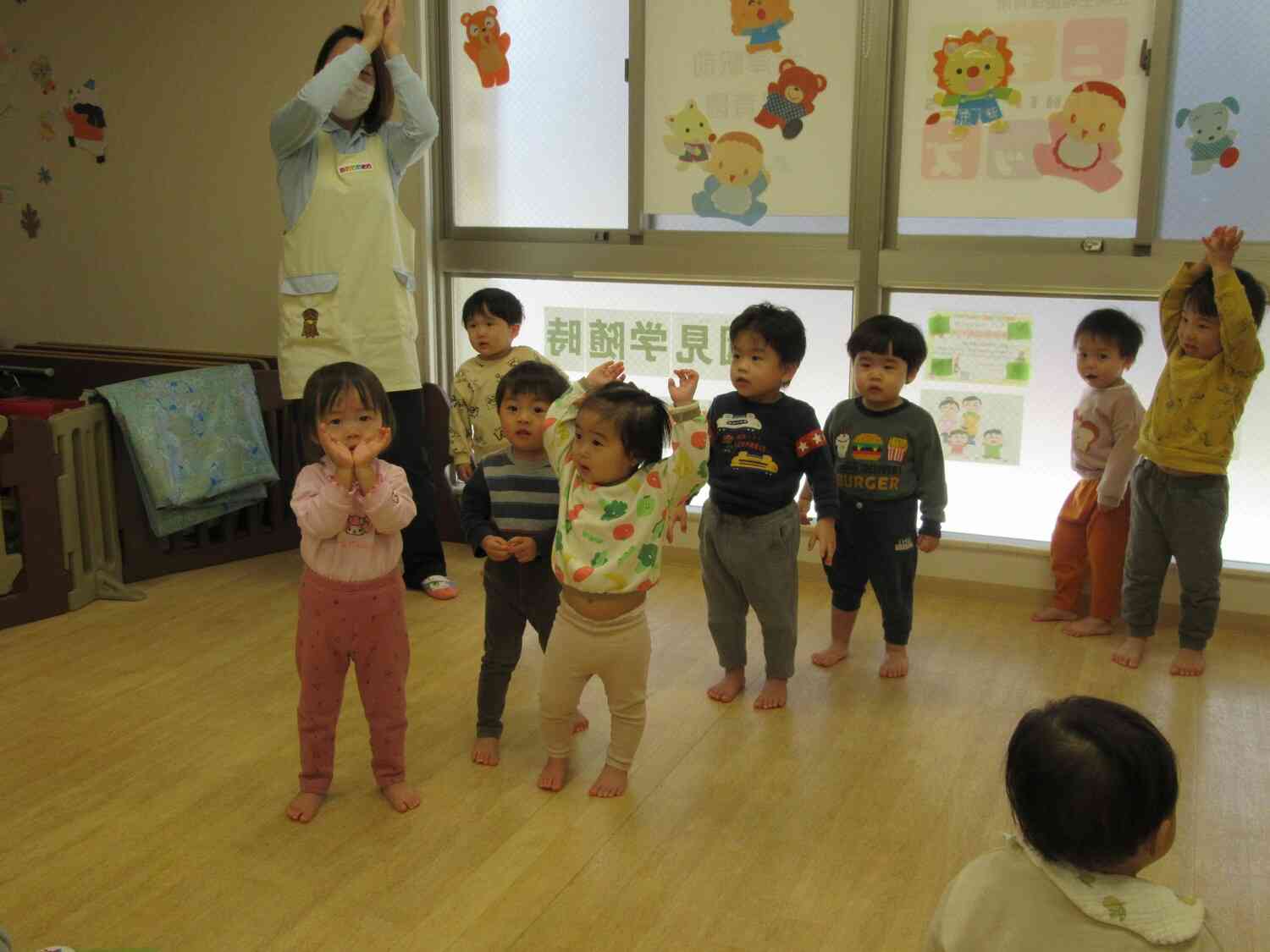 身体を動かす前の準備体操!