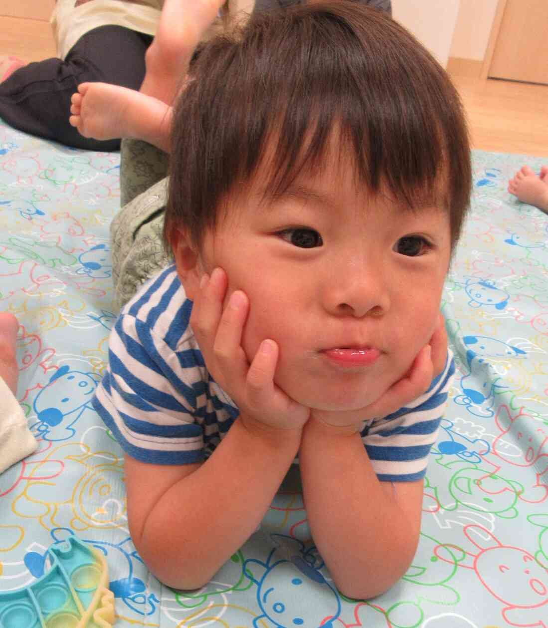 午睡後の一コマ♪