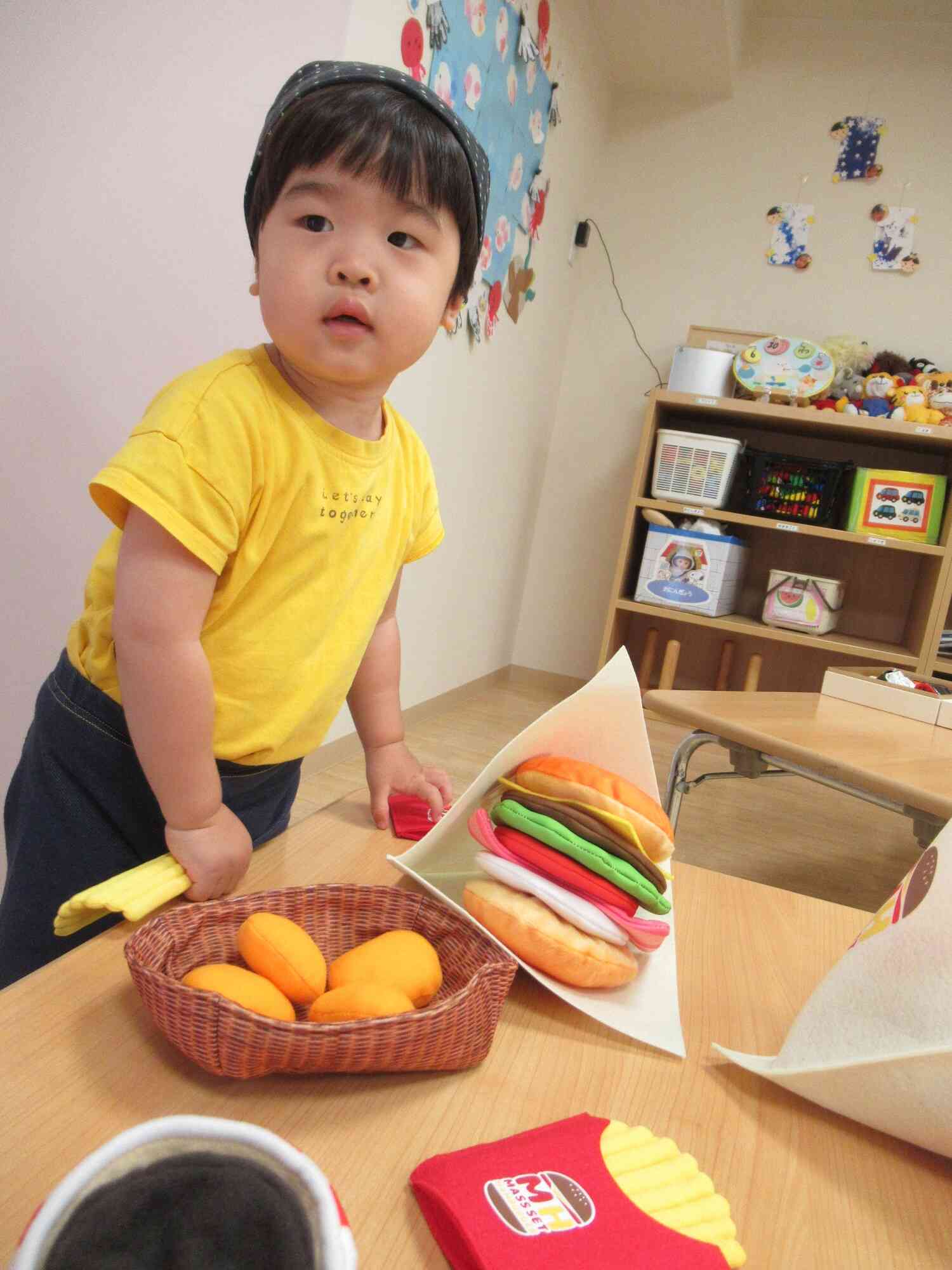 ハンバーガー屋さん♬