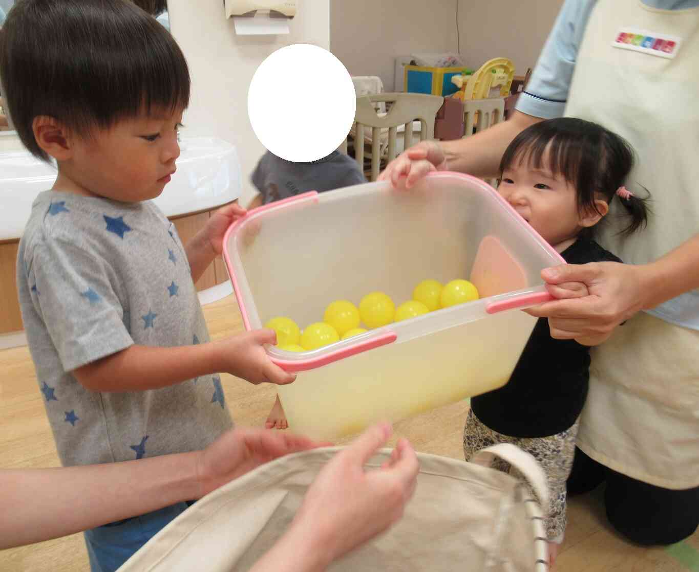 お友達と力を合わせて！