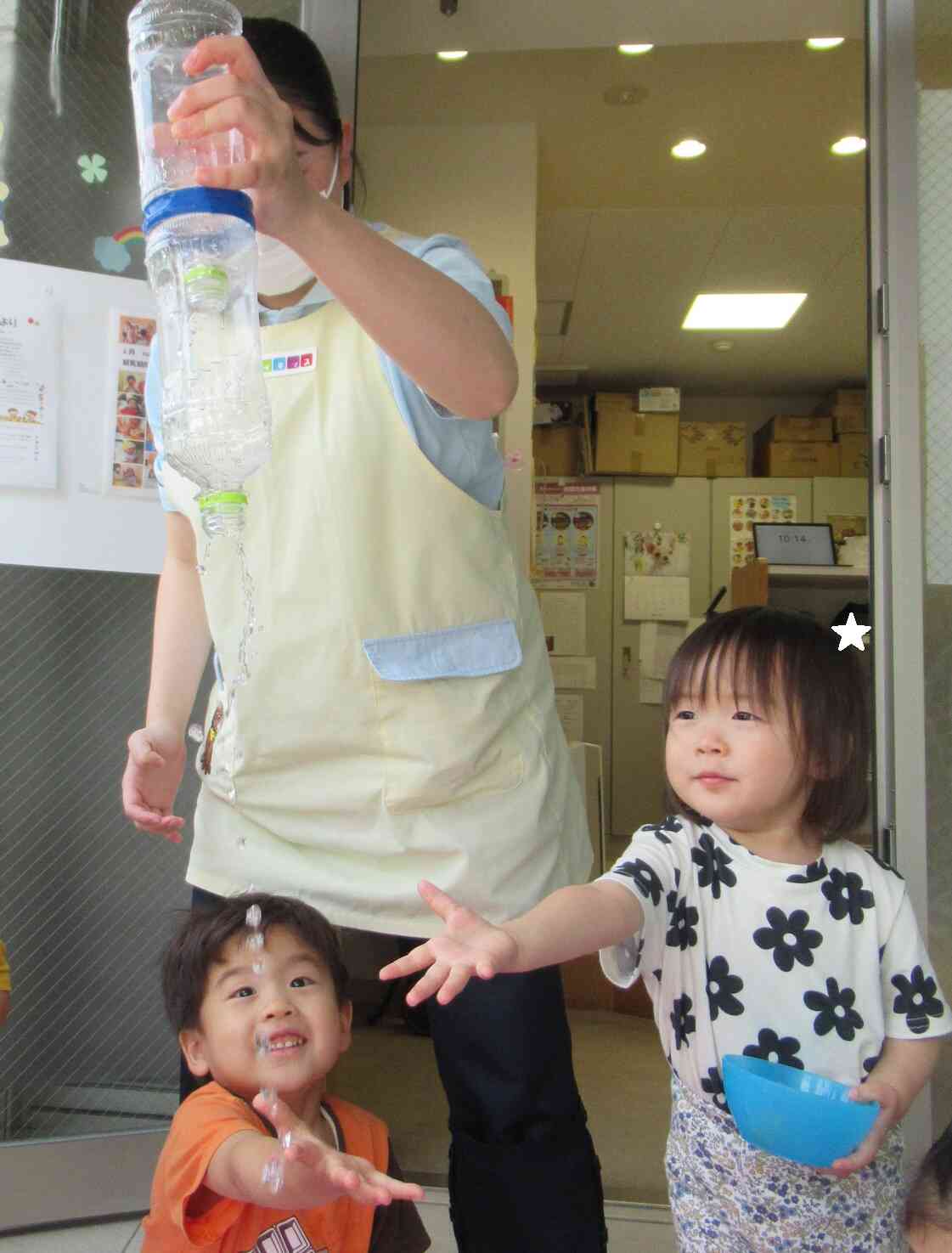 みずあそびはじまるよ～♬