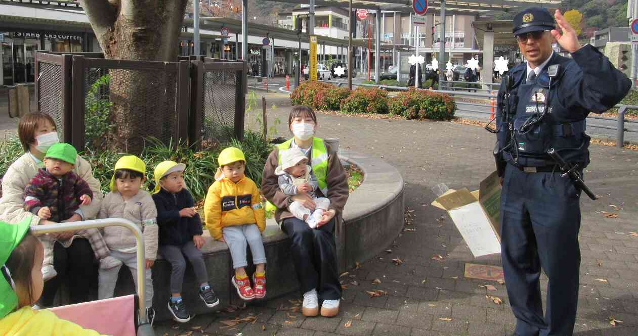 最後に復習！しっかりお話し聞けたね！