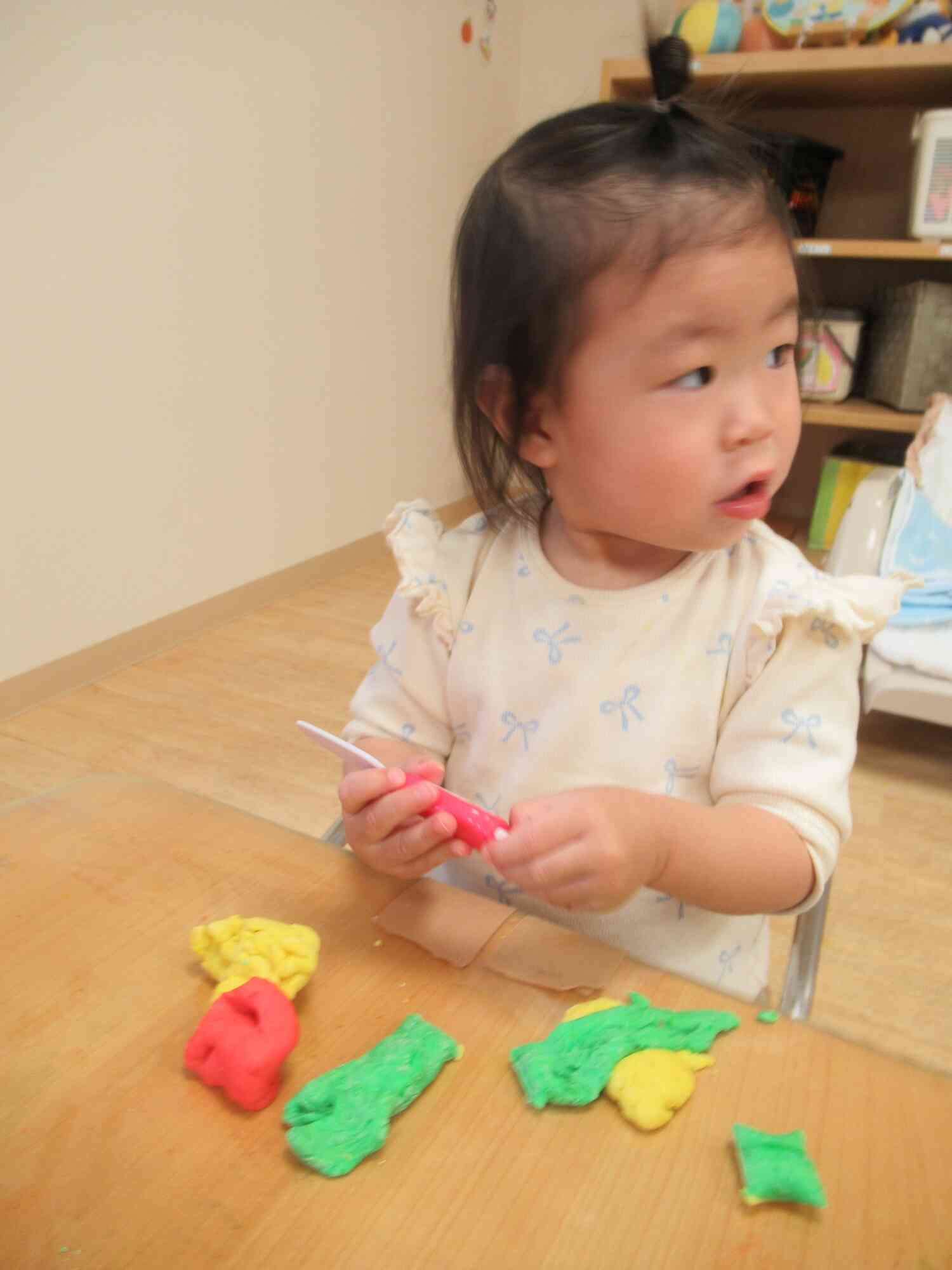 小さく切って～！！