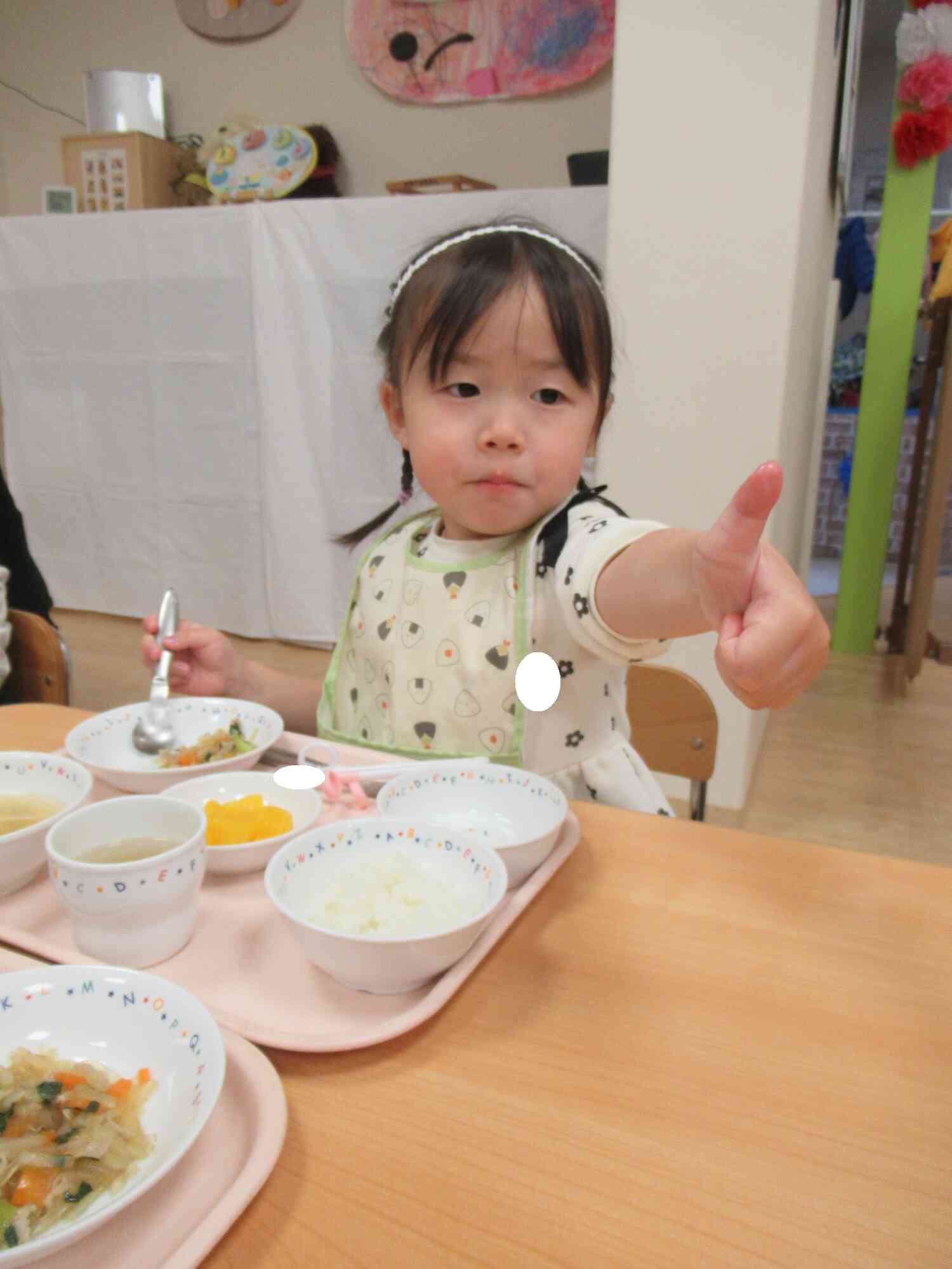 自分で食べられるよ！