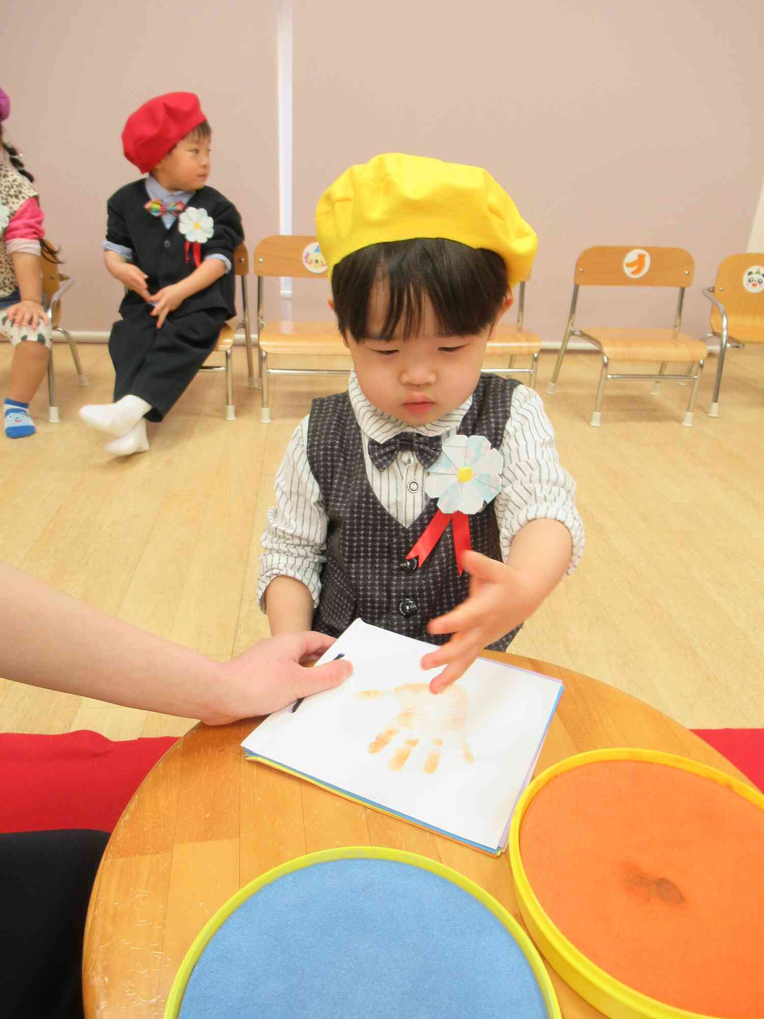 手形もとりました✨