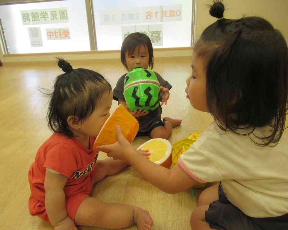 はい、どうぞ!おいしい?