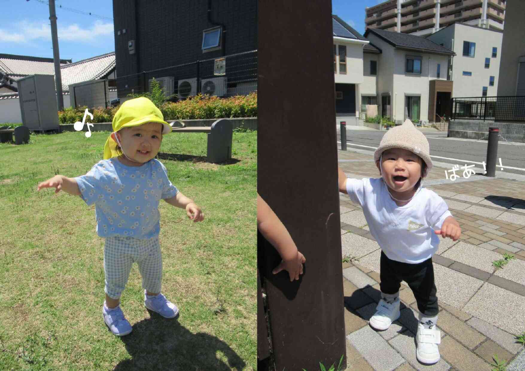 お天気の良い日はお散歩に出かけます♪