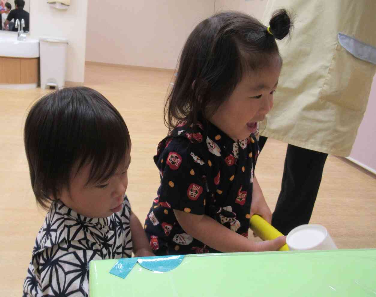 普段とは違う姿のお友だちも✨