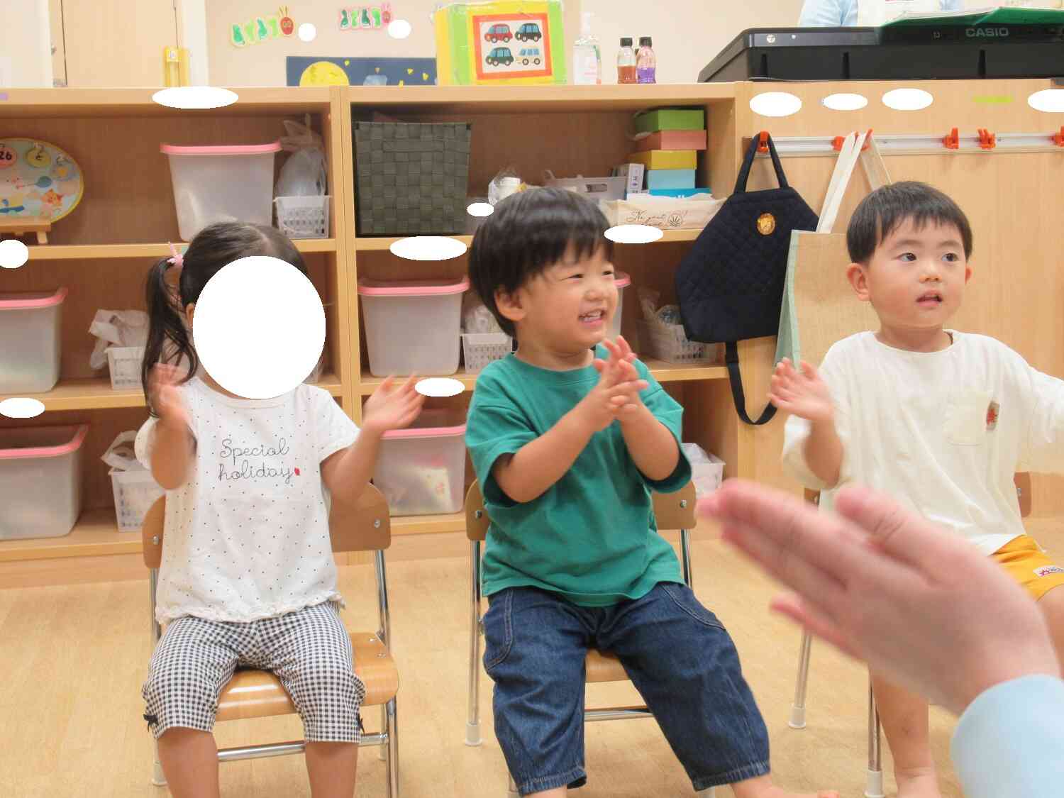 お帰りの会も頑張りました!