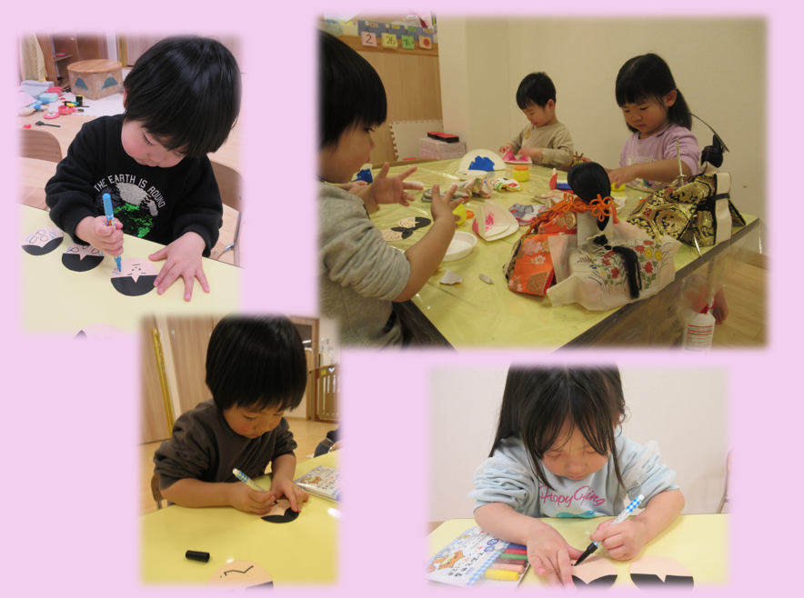うさぎ組のおひな様