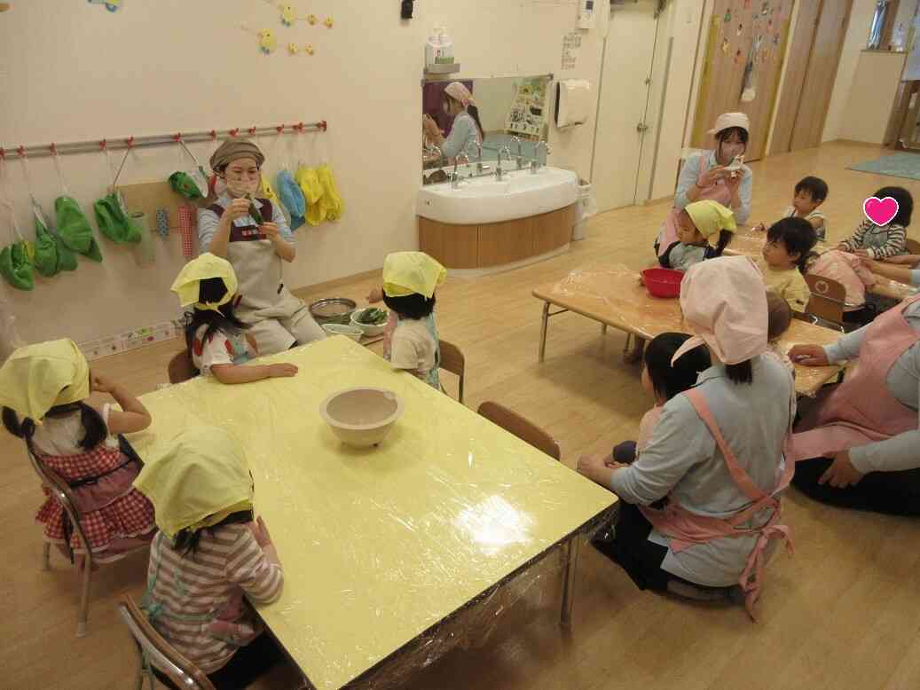 いろいろな豆の皮むき♪