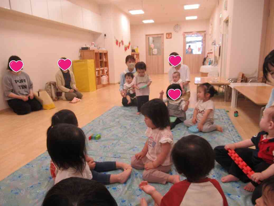 朝の会でごあいさつ♪