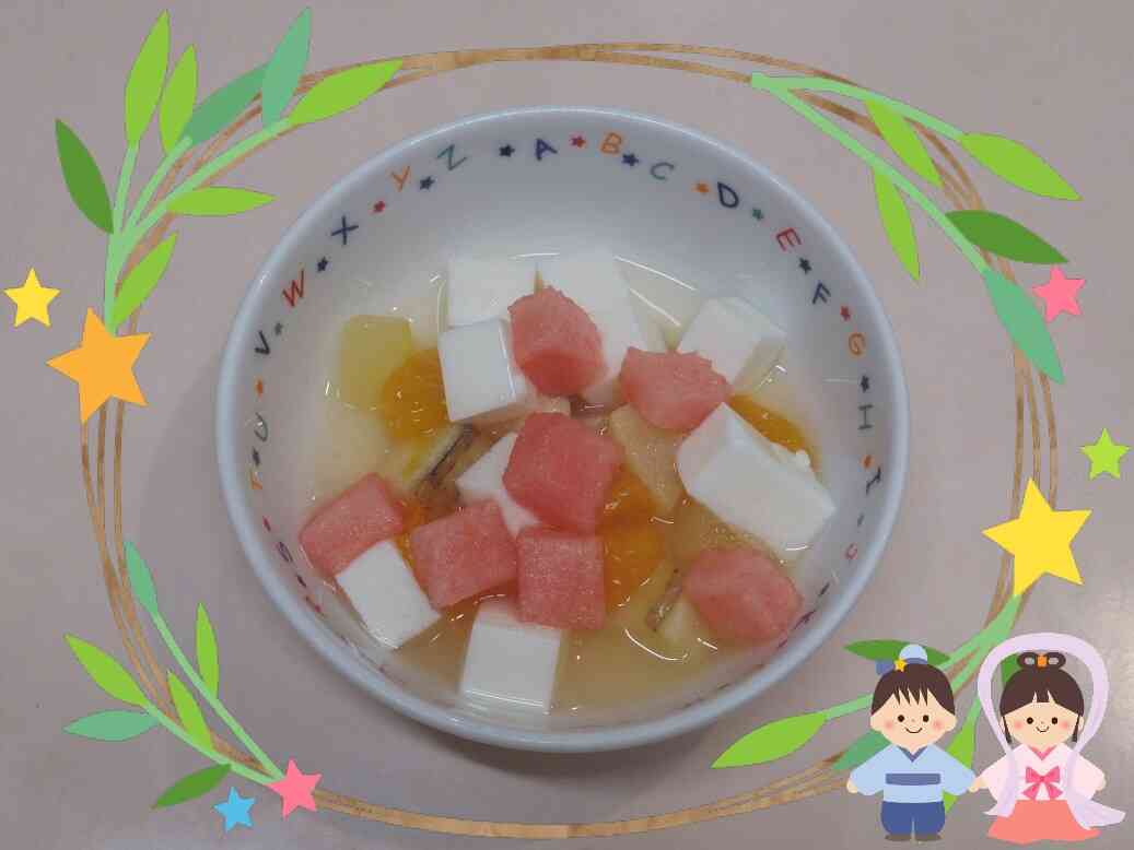 七夕の日のおやつ♪