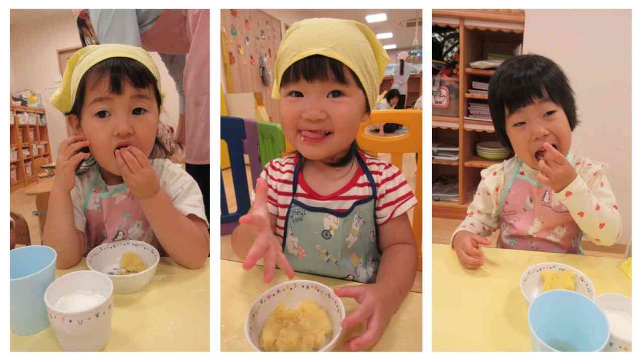 スイートポテトの出来上がり♪