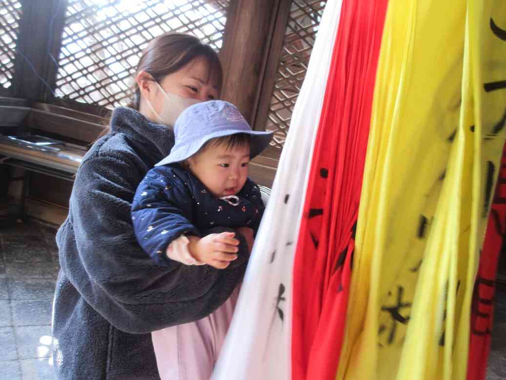 順番に鈴もならしました♪