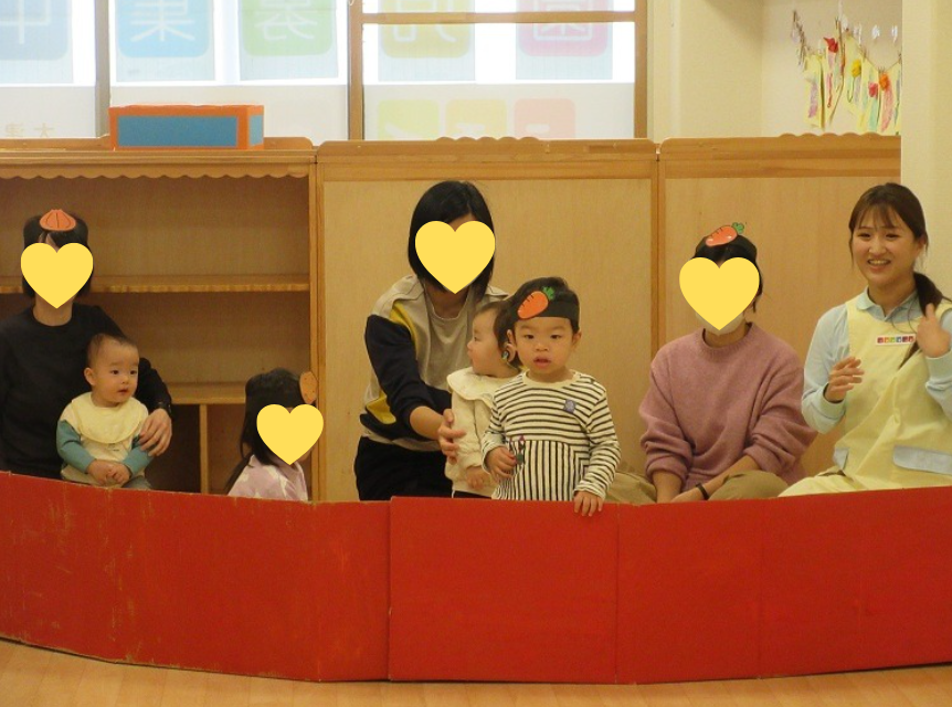 お母さん・お父さんと一緒♪