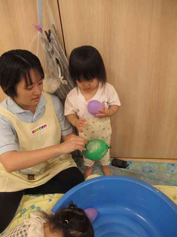 水風船型の氷！