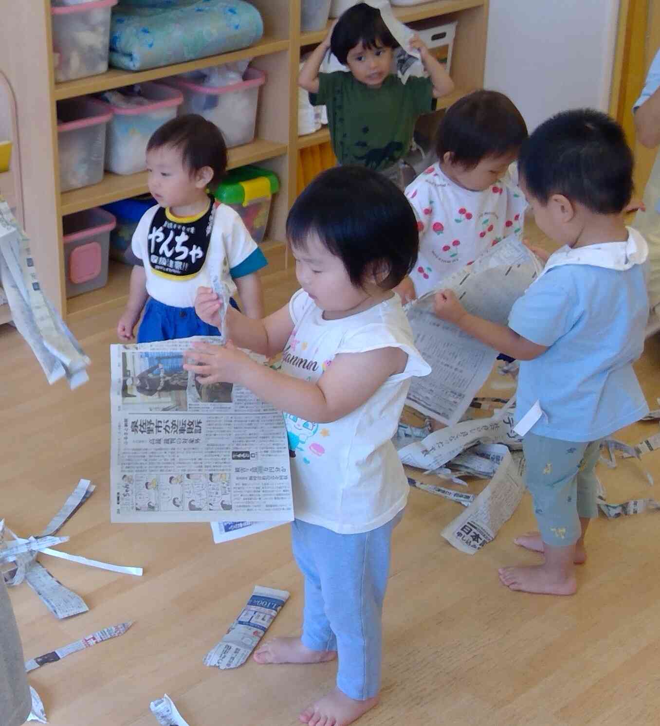 ビリビリ楽しいね♪　＃ちょこっと体験ニチイキッズ