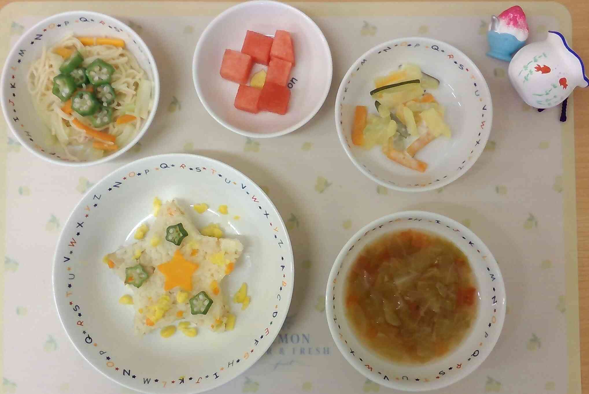 7月7日の給食＆おやつ