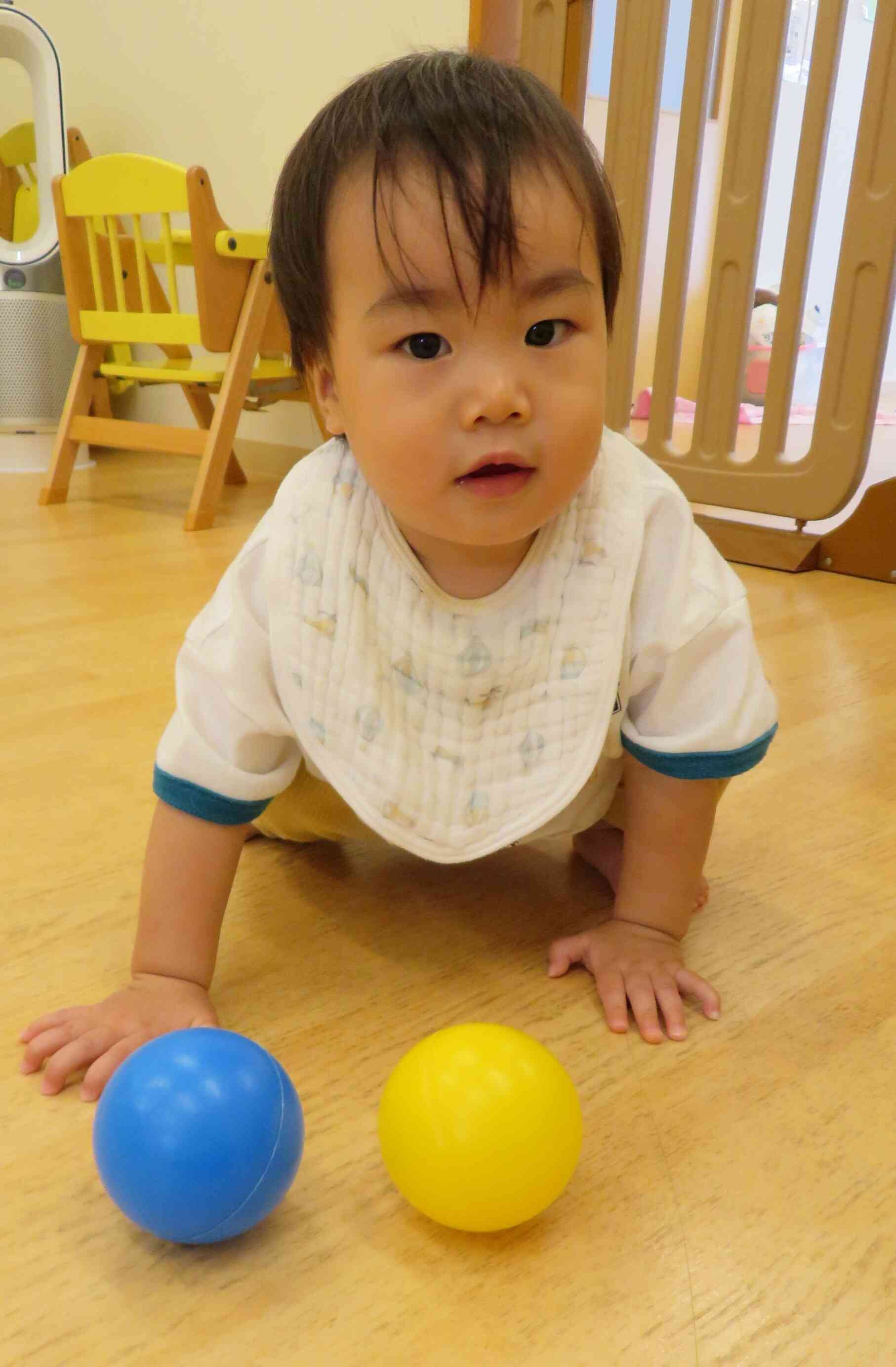 ボール遊びしたよ！　＃ちょこっと体験ニチイキッズ