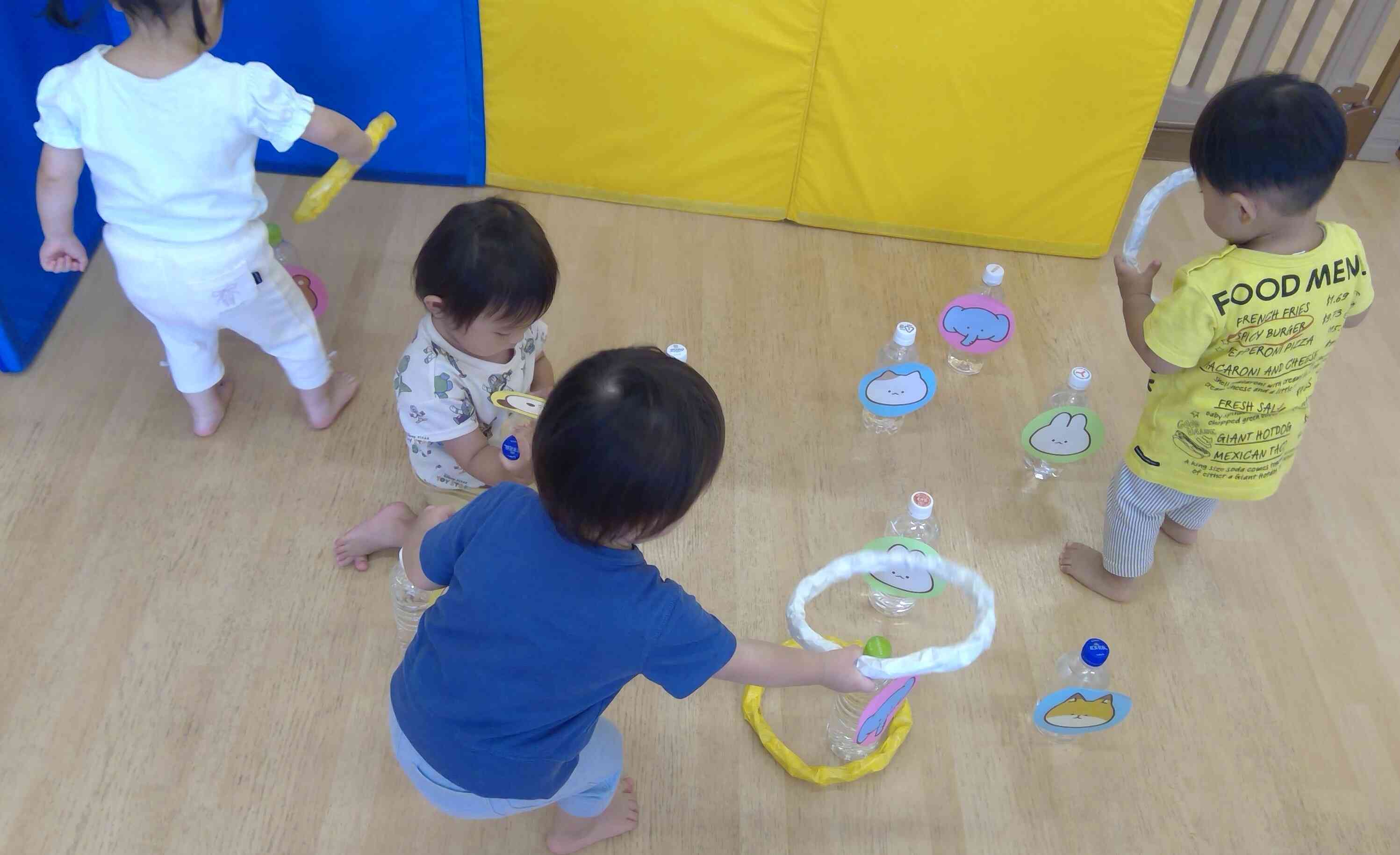 輪投げに挑戦！