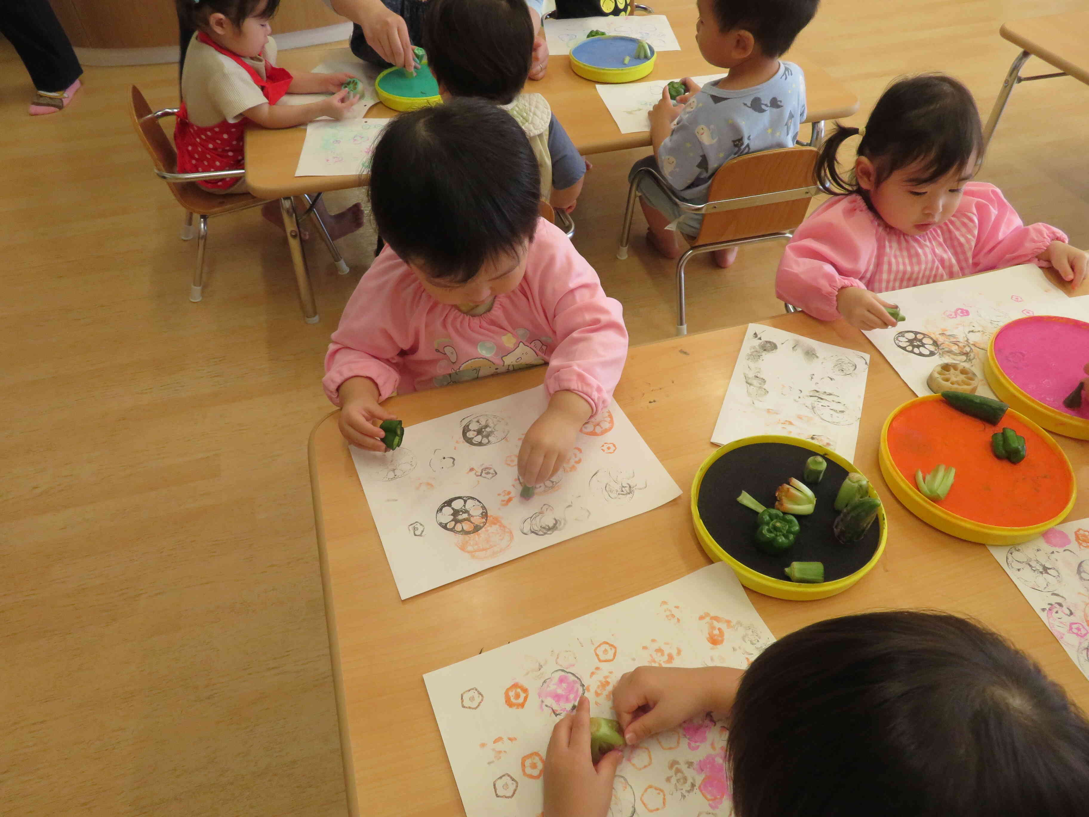 食育 野菜スタンプ(7月)