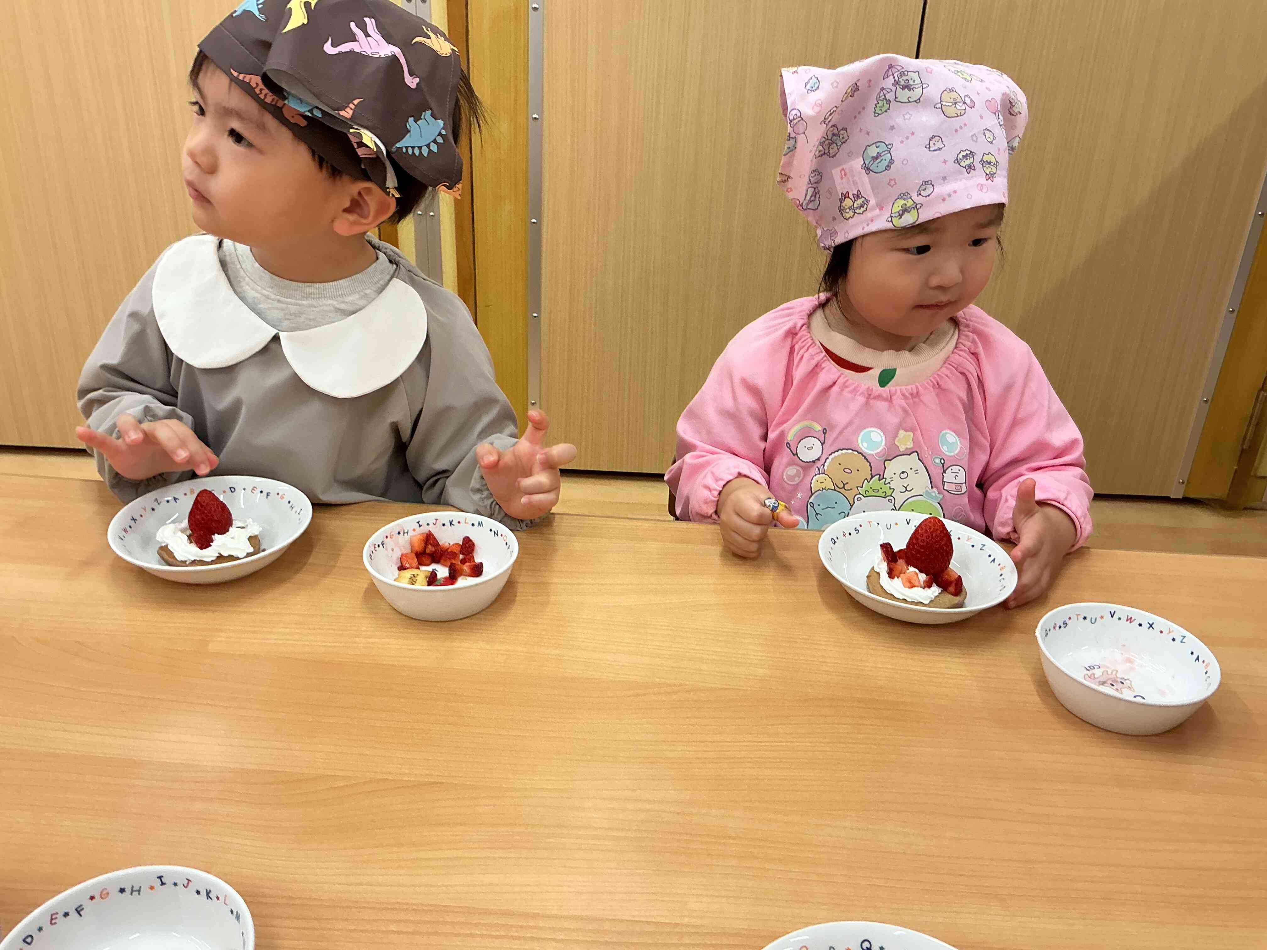 食育「クリスマスケーキ作り」