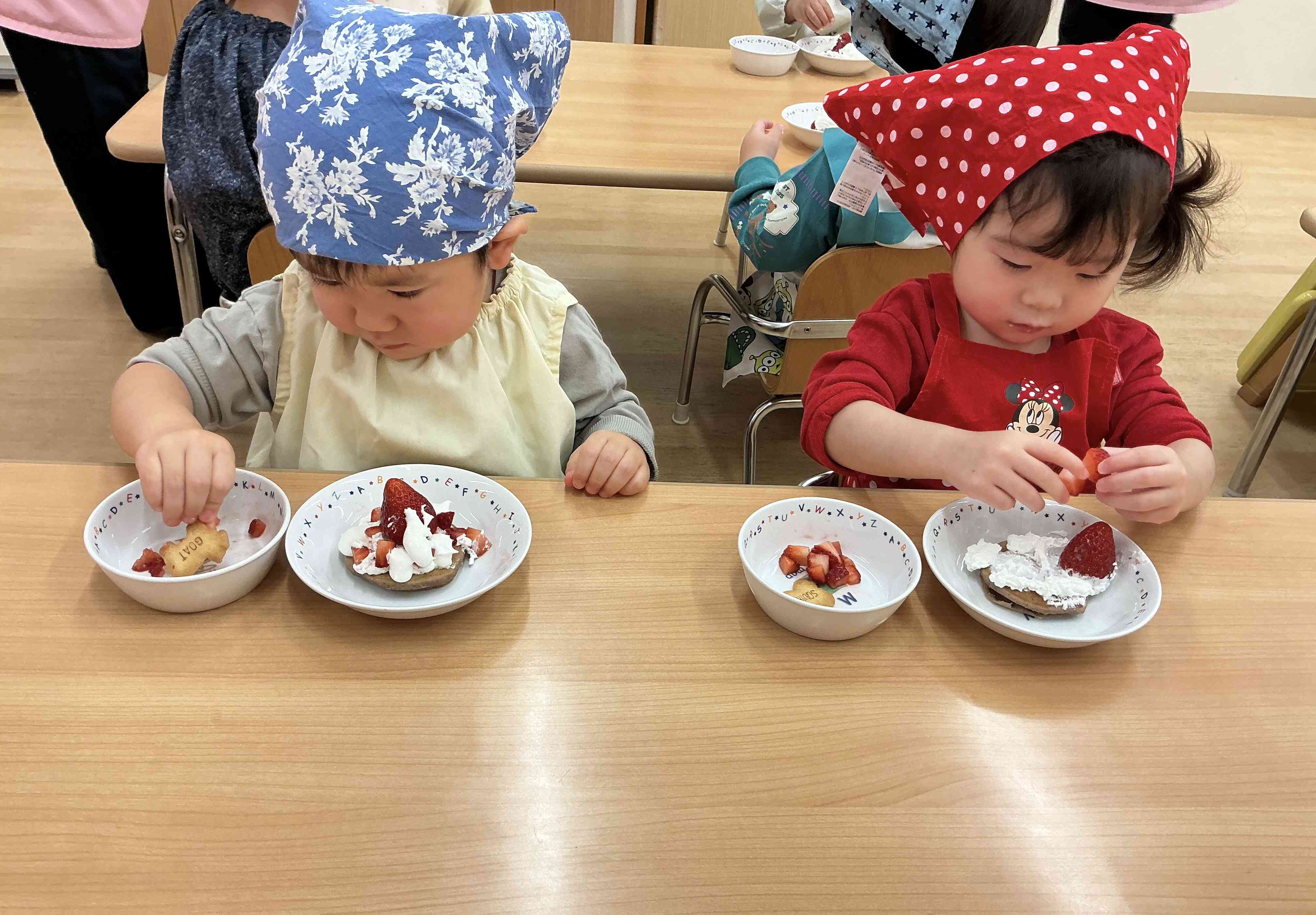 どこに乗せようかな？