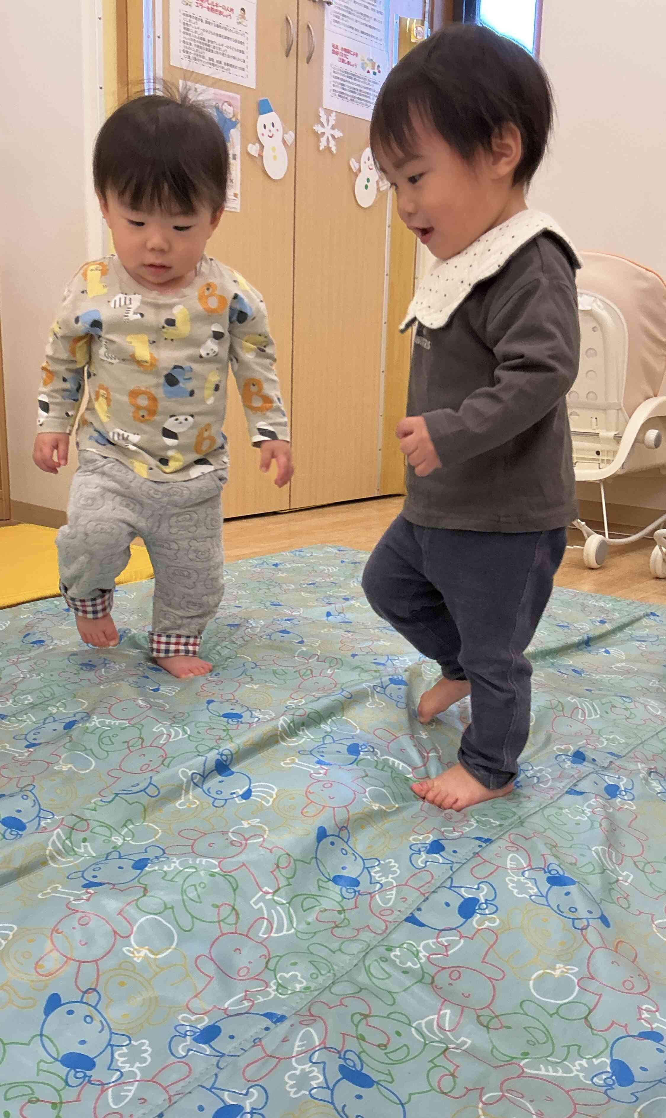 運動遊びをしました！！