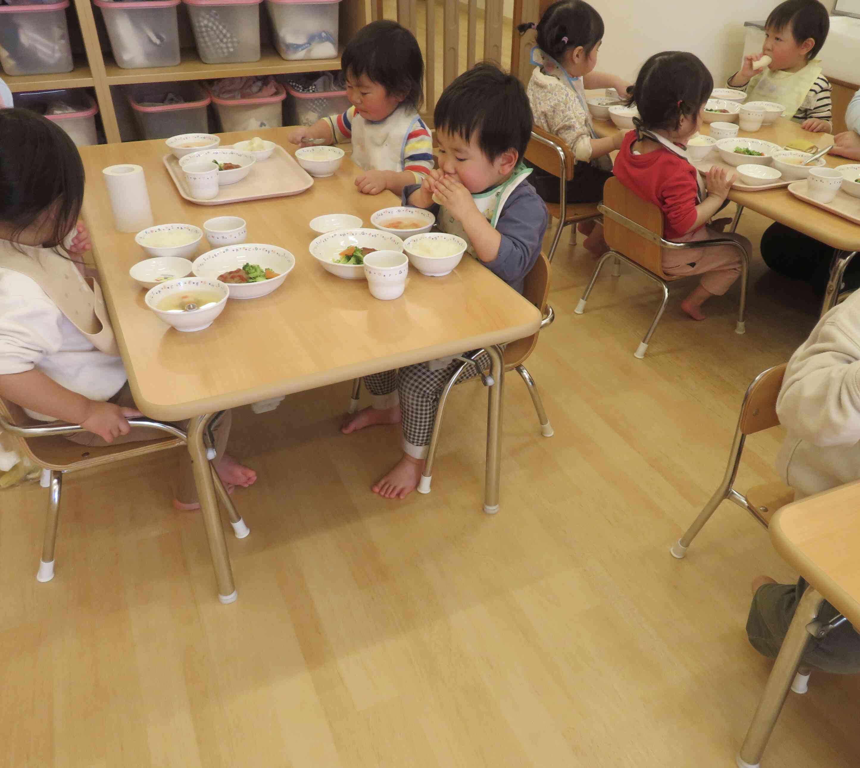 みんなでいただきます！！