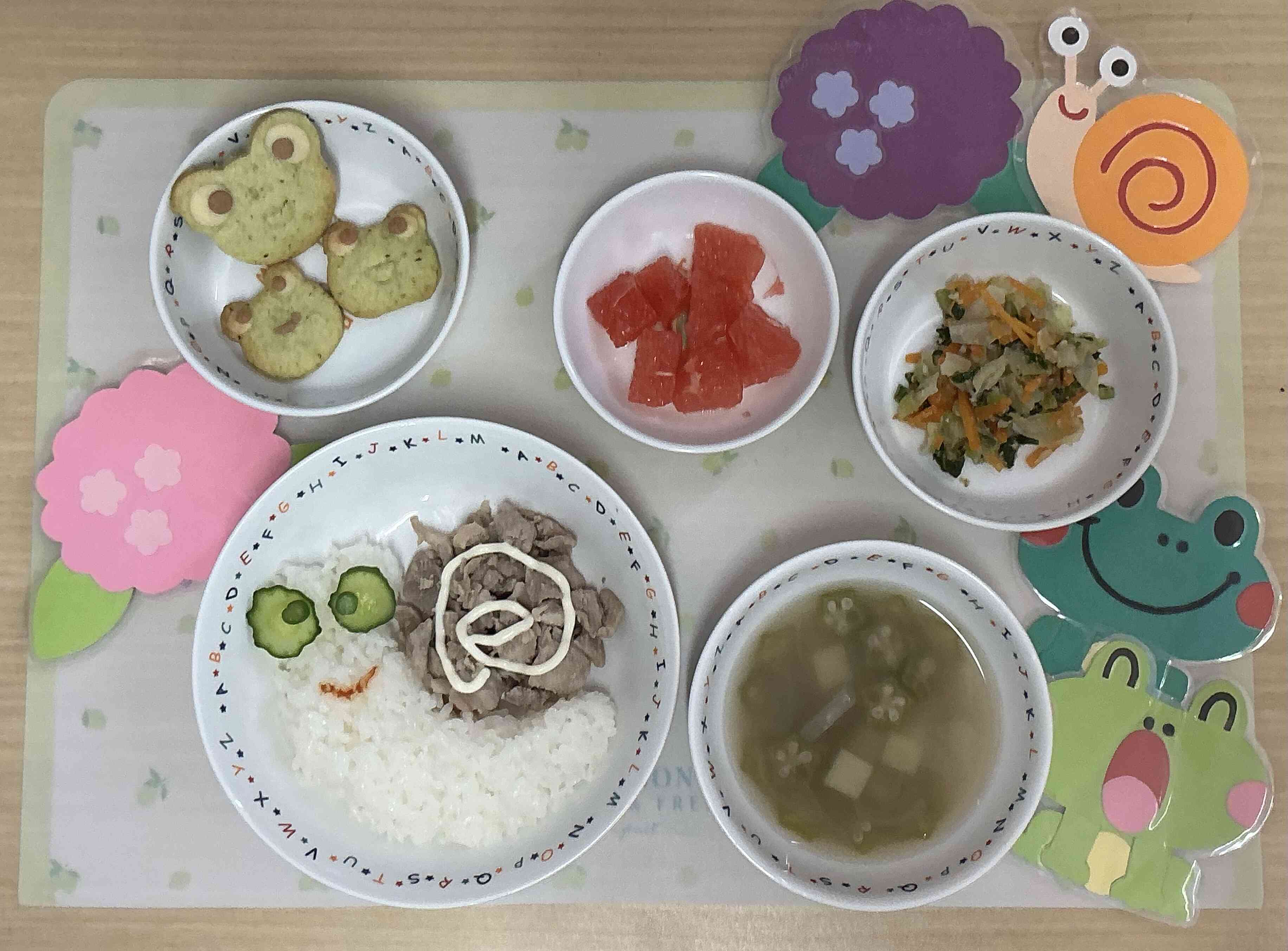 6月19日の給食＆おやつ