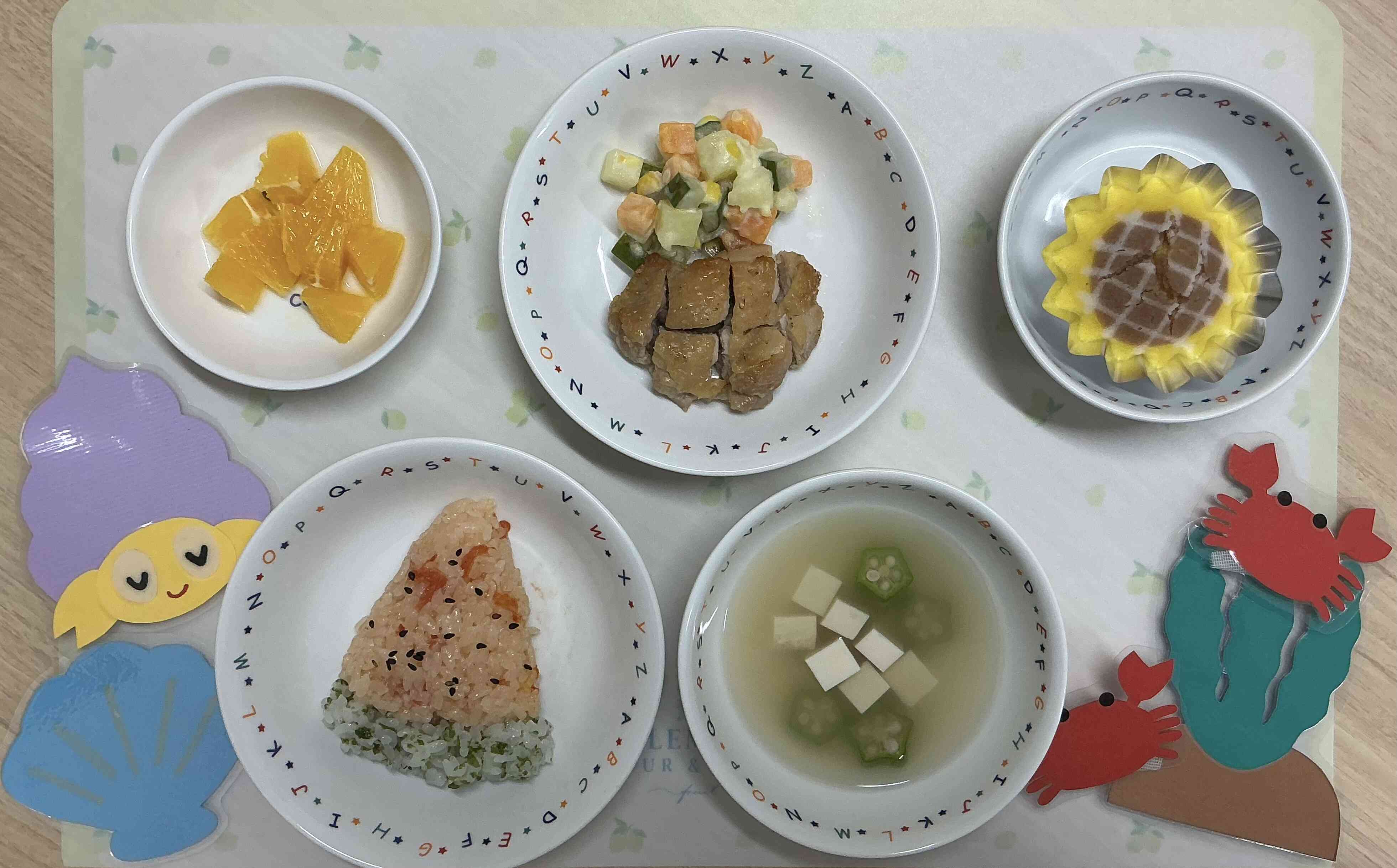 8月21日の給食&おやつ