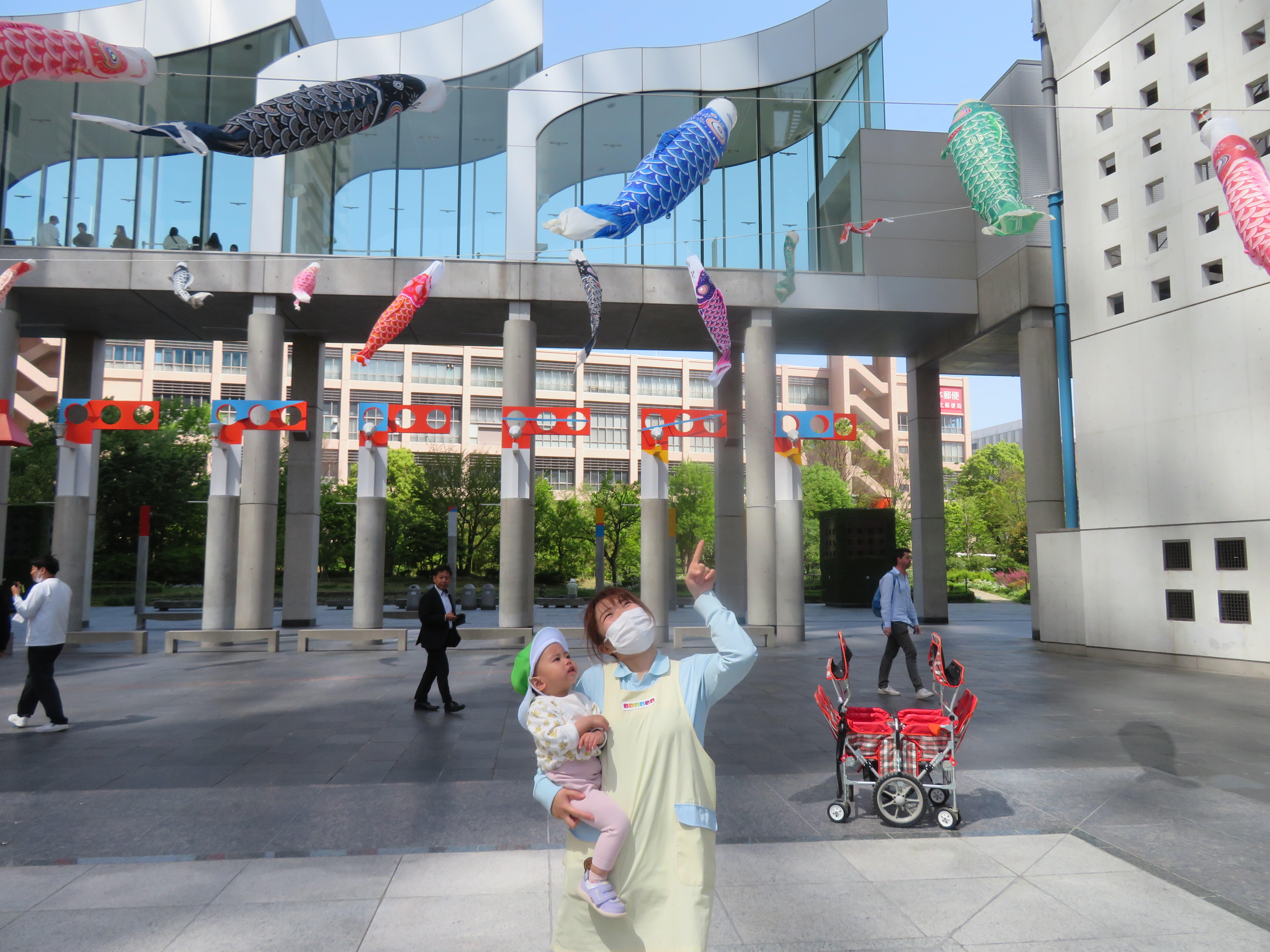 こいのぼりがいっぱーい！！